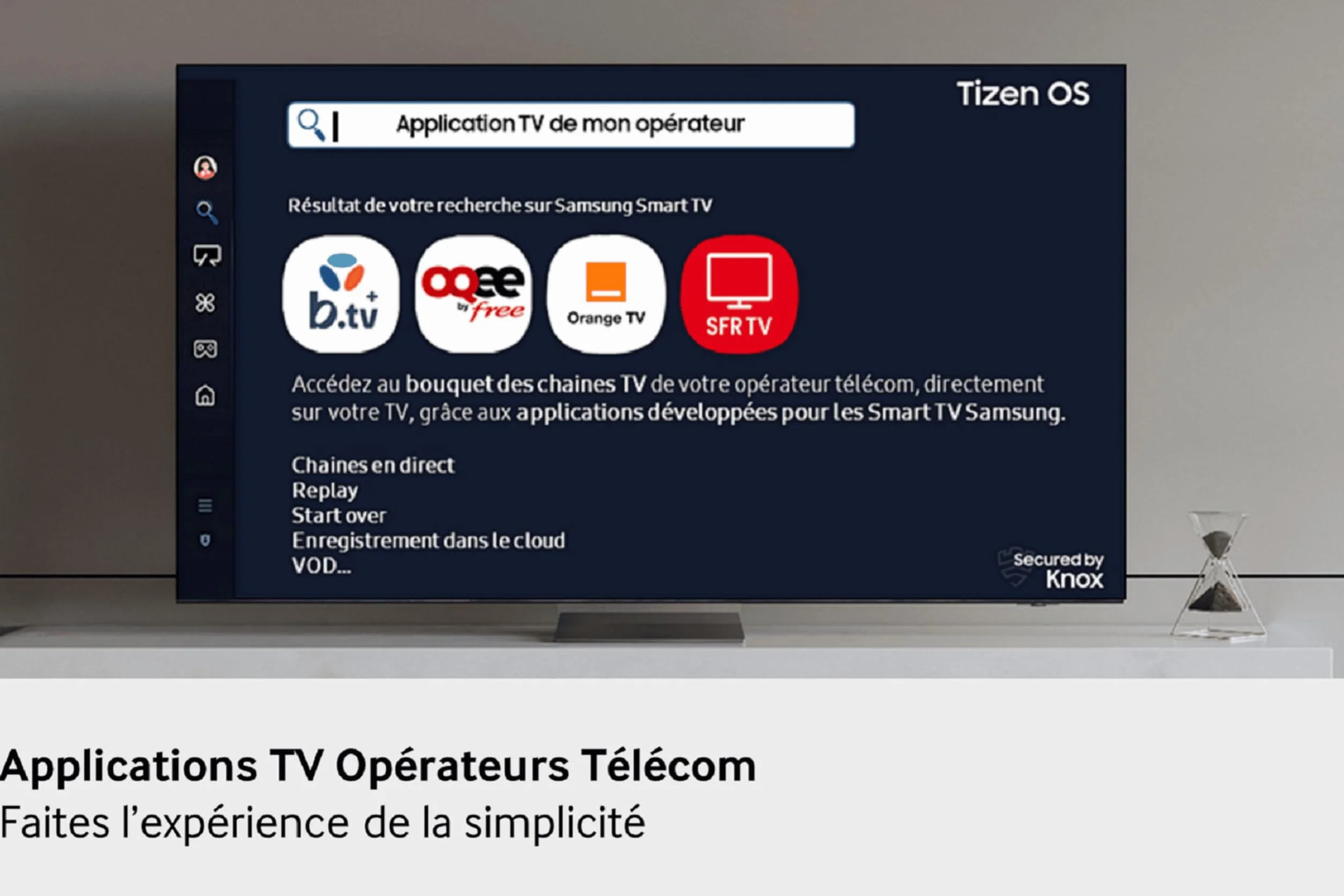 Samsung TV 50 Pouces Crystal UHD 50U8075F 4K Smart TV, Bluetooth, WiFi, HDR