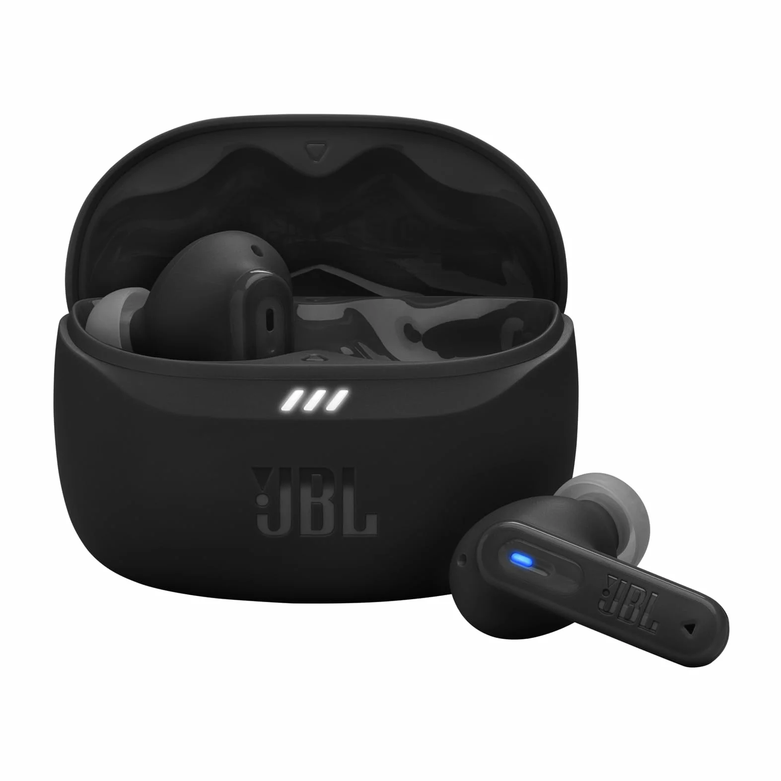 JBL Tune Beam 2 Écouteurs sans Fil Bluetooth Réduction de Bruit 48 Heures Autonomie IP54 Noir