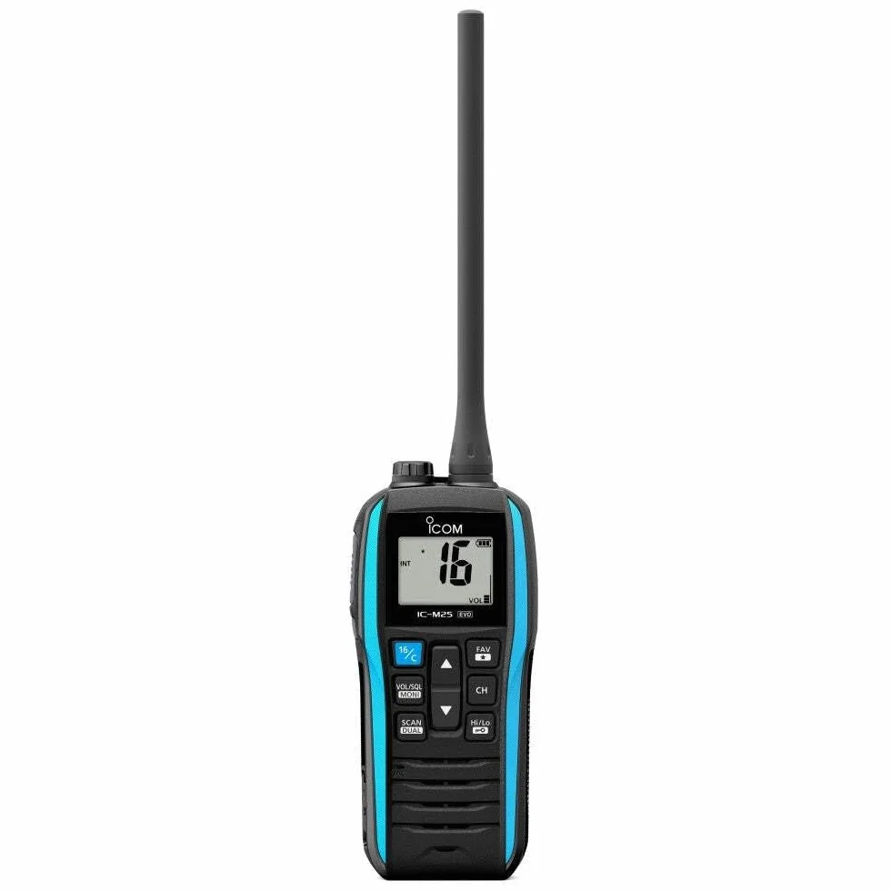 ICOM IC-M25 Euro EVO Radio VHF Marine flottant étanche charge USB-C