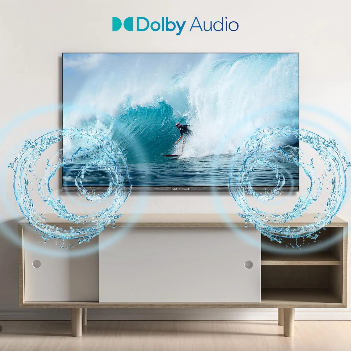 Antteq E32-AH1Q1L TV 32 Pouces 80cm LED HD Ready Triple Tuner HDMI USB Dolby Audio