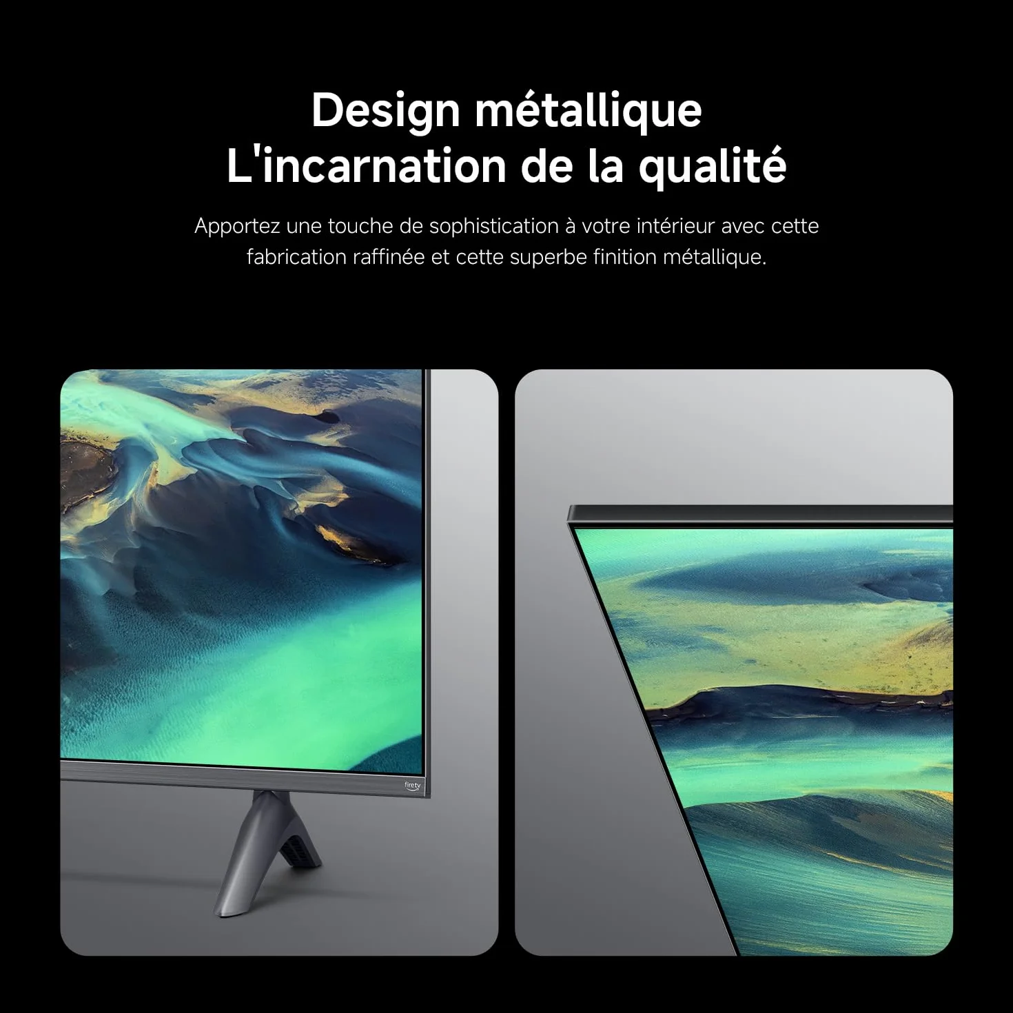 Xiaomi TV F Pro 32 81 cm QLED Smart TV Fire OS7 Contrôle Vocal Alexa Dolby Audio DTS Virtual:X Compatible Apple AirPlay