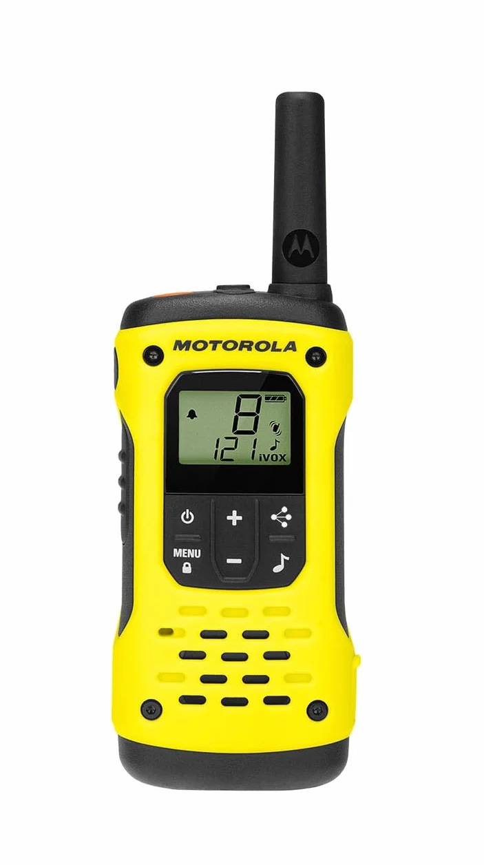 MOTOROLA Solutions Talkie Walkies TALKABOUT T92 PMR446 Noir/Jaune IP67