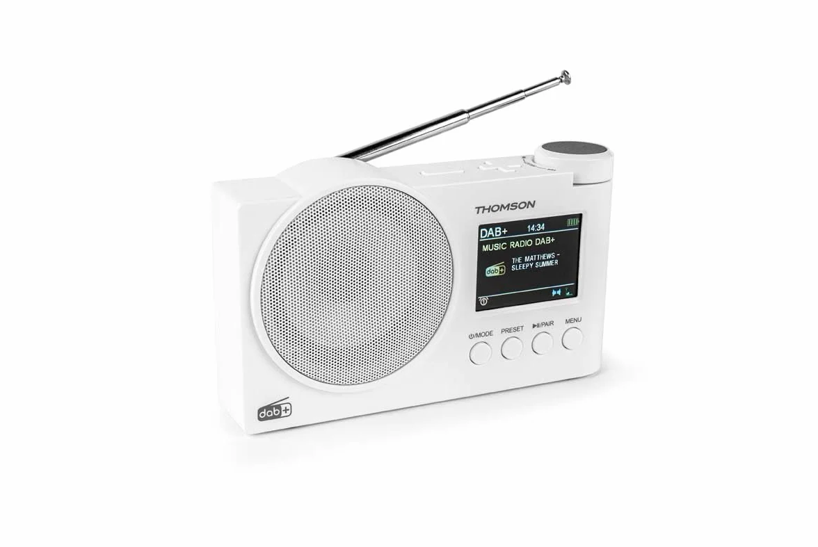 Thomson RT400DABBT Radio Dab+ FM 60 stacji préréglés Rechargeable Secteur Reveil Enceinte Bluetooth