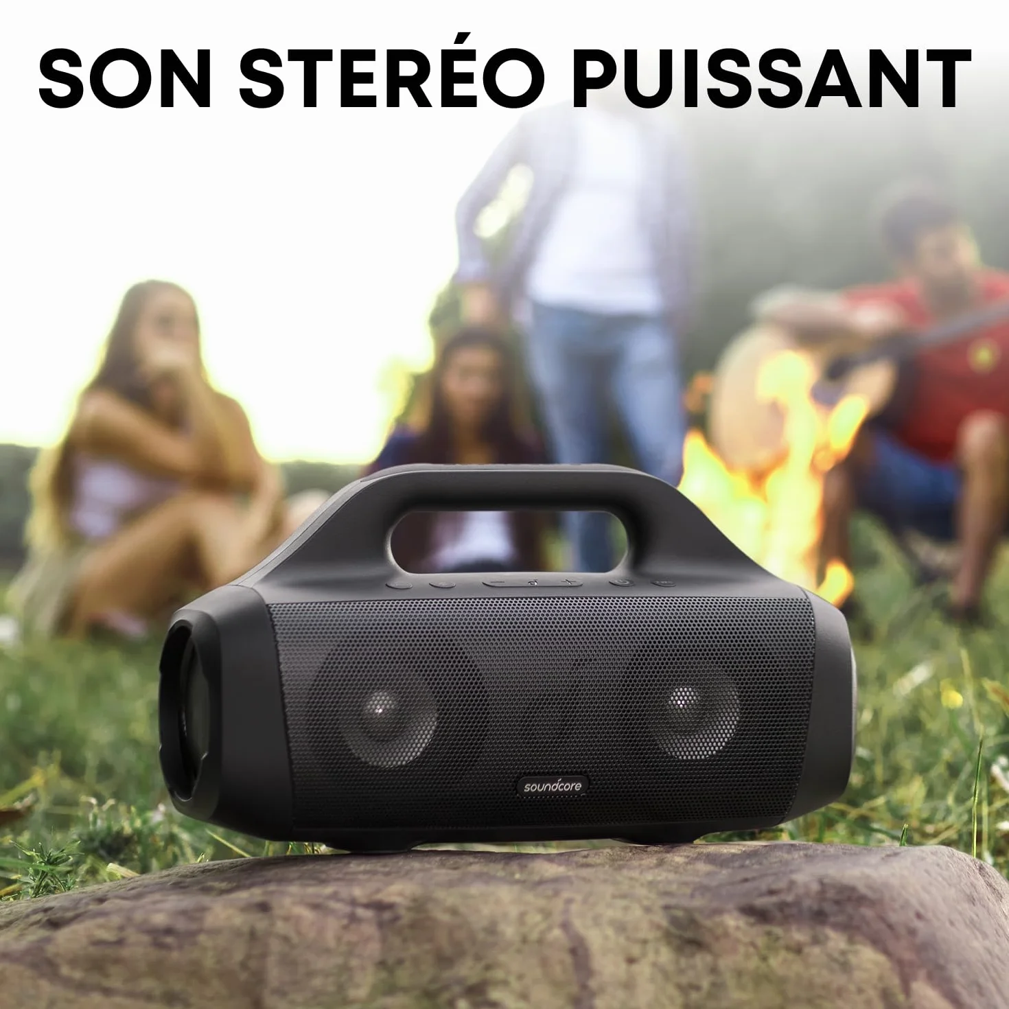Soundcore Motion Boom Enceinte Bluetooth IPX7 24h Portable Camping