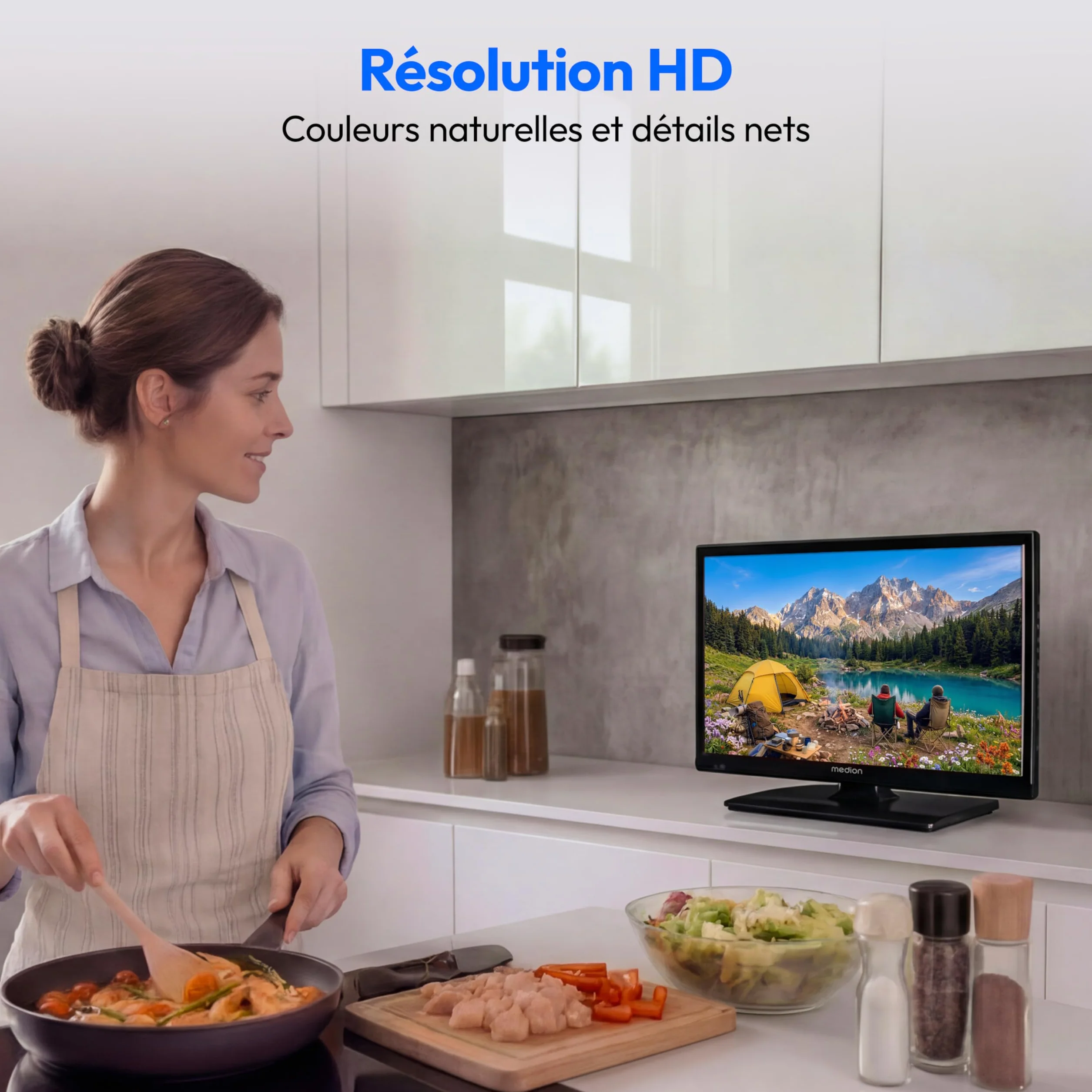 MEDION TV 19 Pouces HD (47 cm) Television Triple Tuner HDMI USB MD 819000
