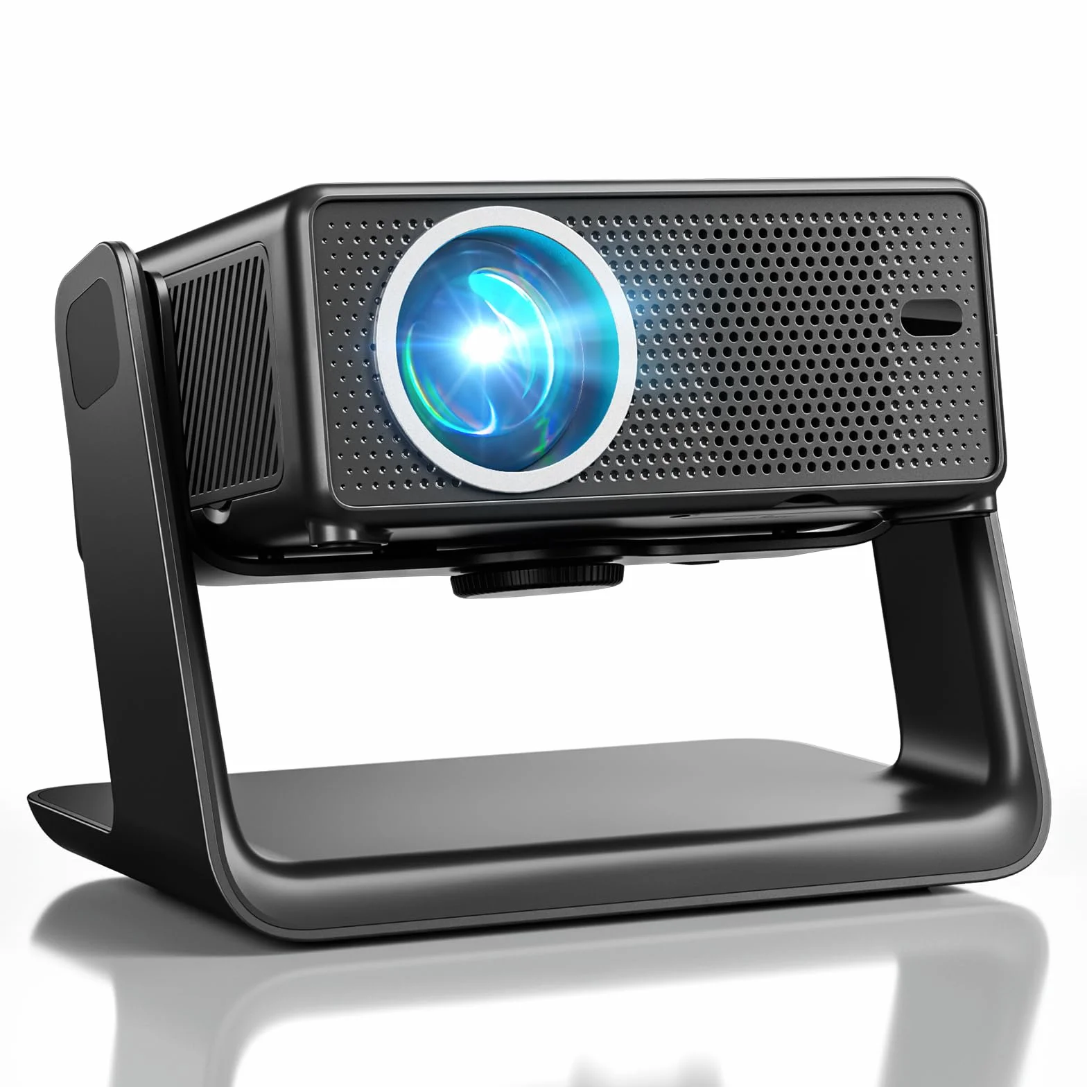 Videoprojecteur 28000 Lumen 4K Supporte 1080P WiFi6 Bluetooth Focus Électrique Correction Trapézoïdale Compatible Netflix 100000 Apps