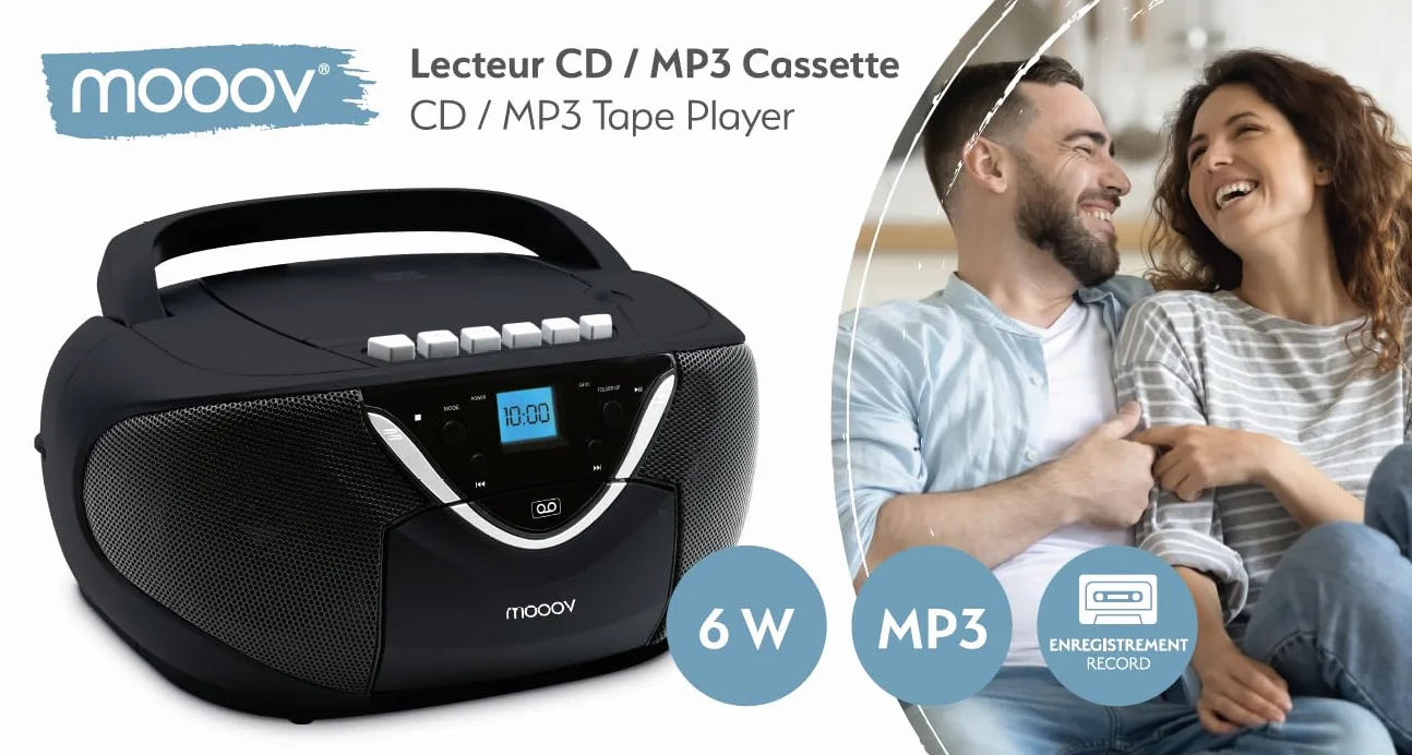 Metronic Radio CD-MP3 Cassette Boombox