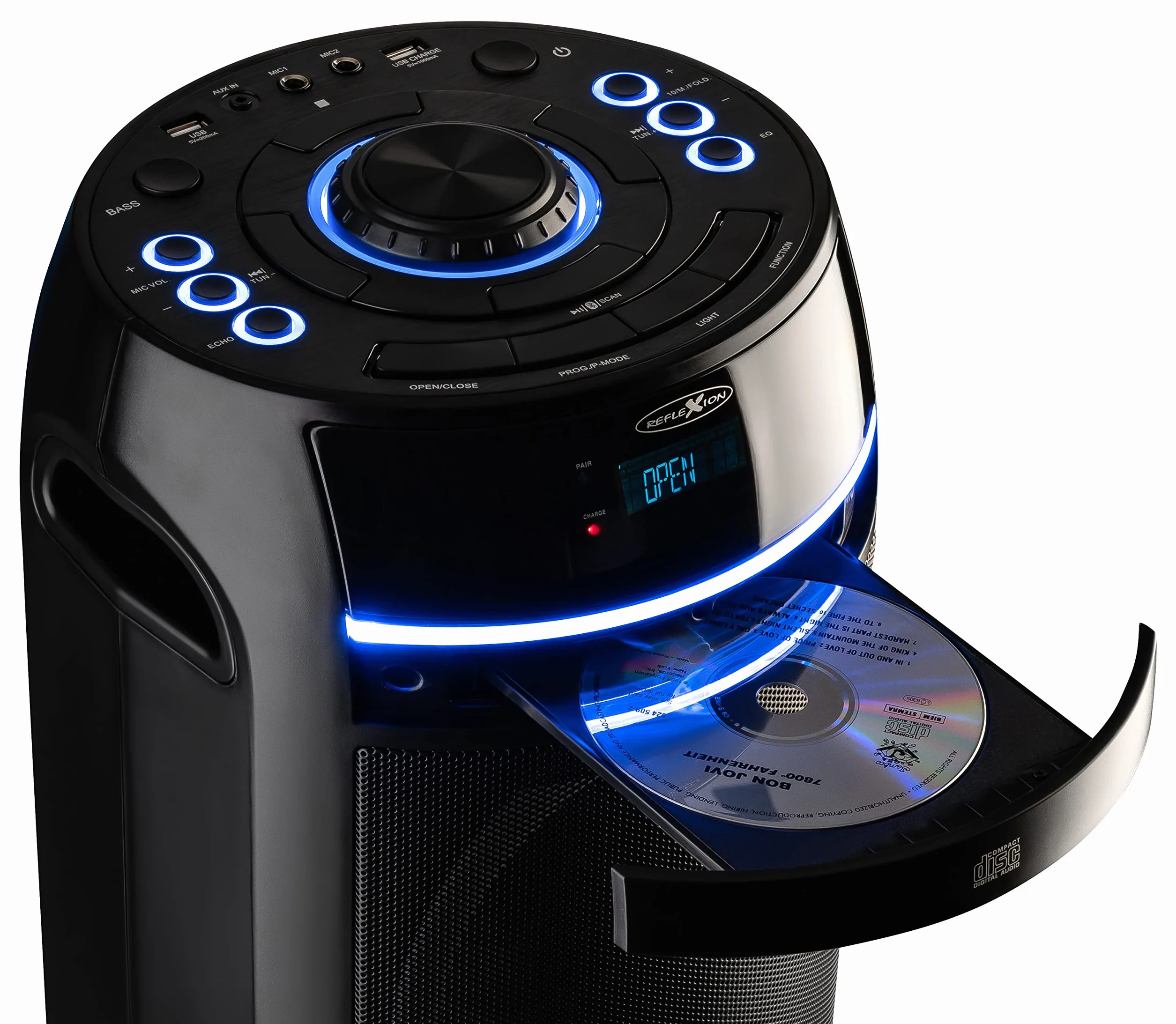 Reflexion PS10BTCD Enceinte Bluetooth USB AUX CD