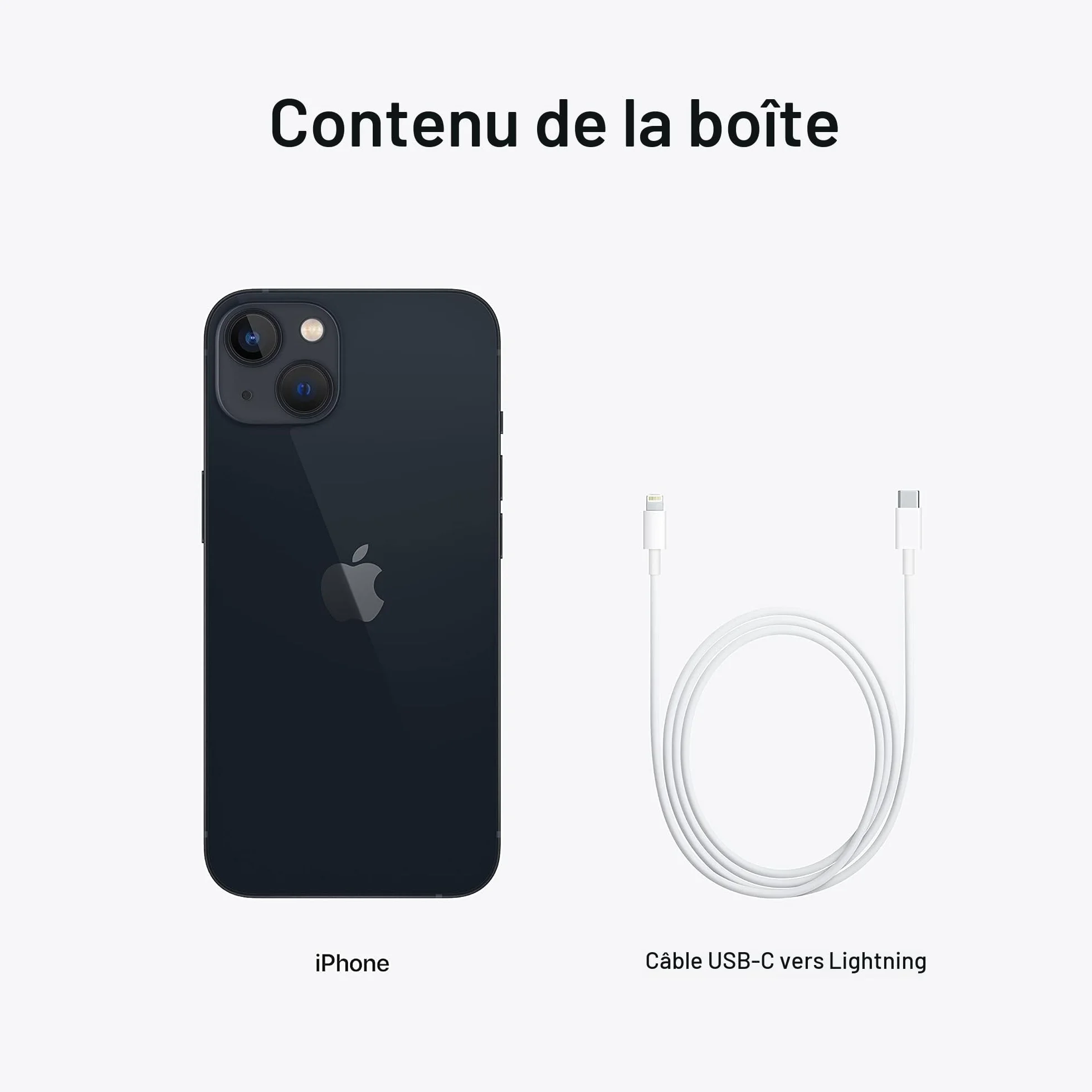 Apple iPhone 13 128 Go Minuit Reconditionné