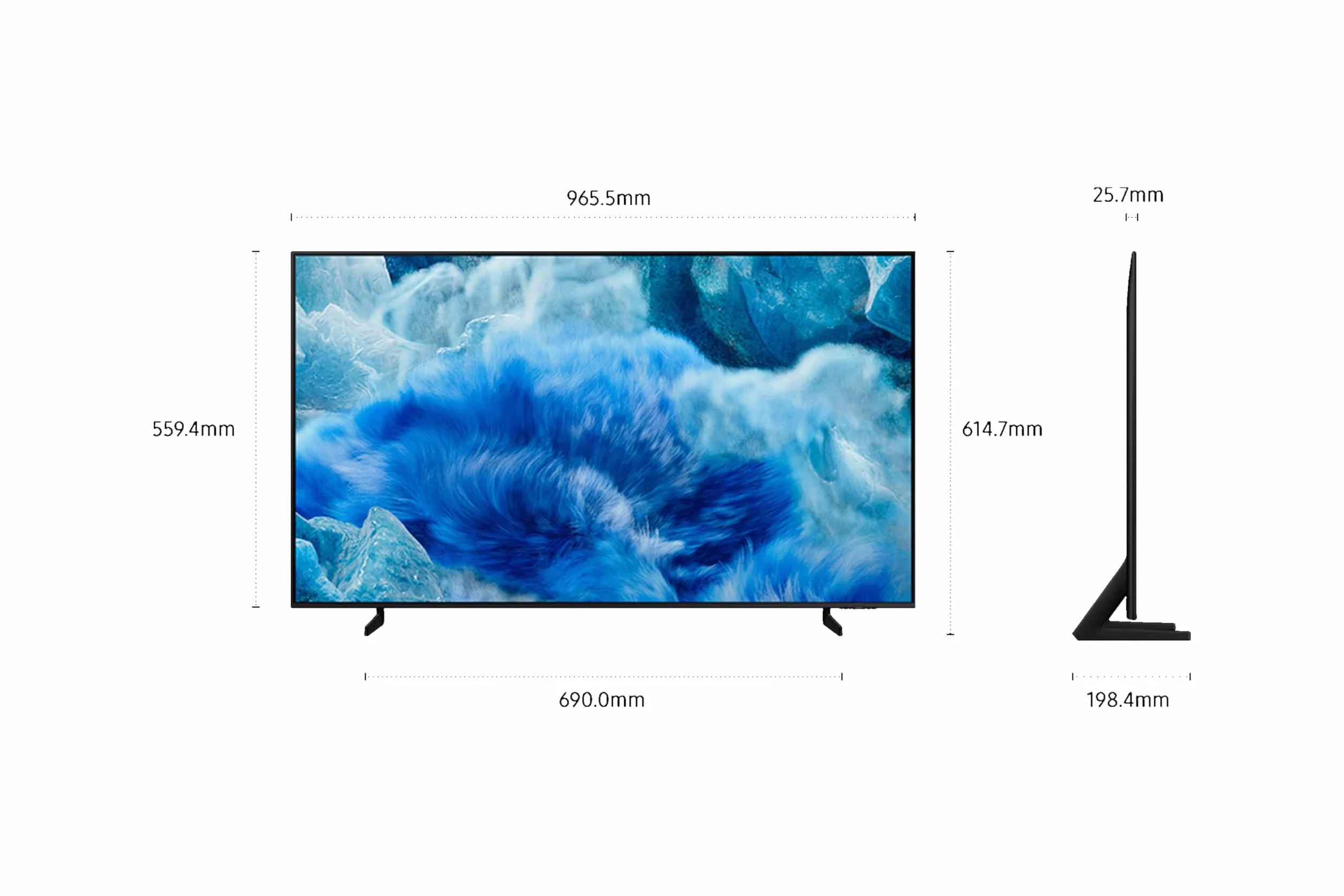 Samsung 43 Pouces QLED 43Q8F 4K Smart TV, Quantum Dots, HDR, Q-Symphony