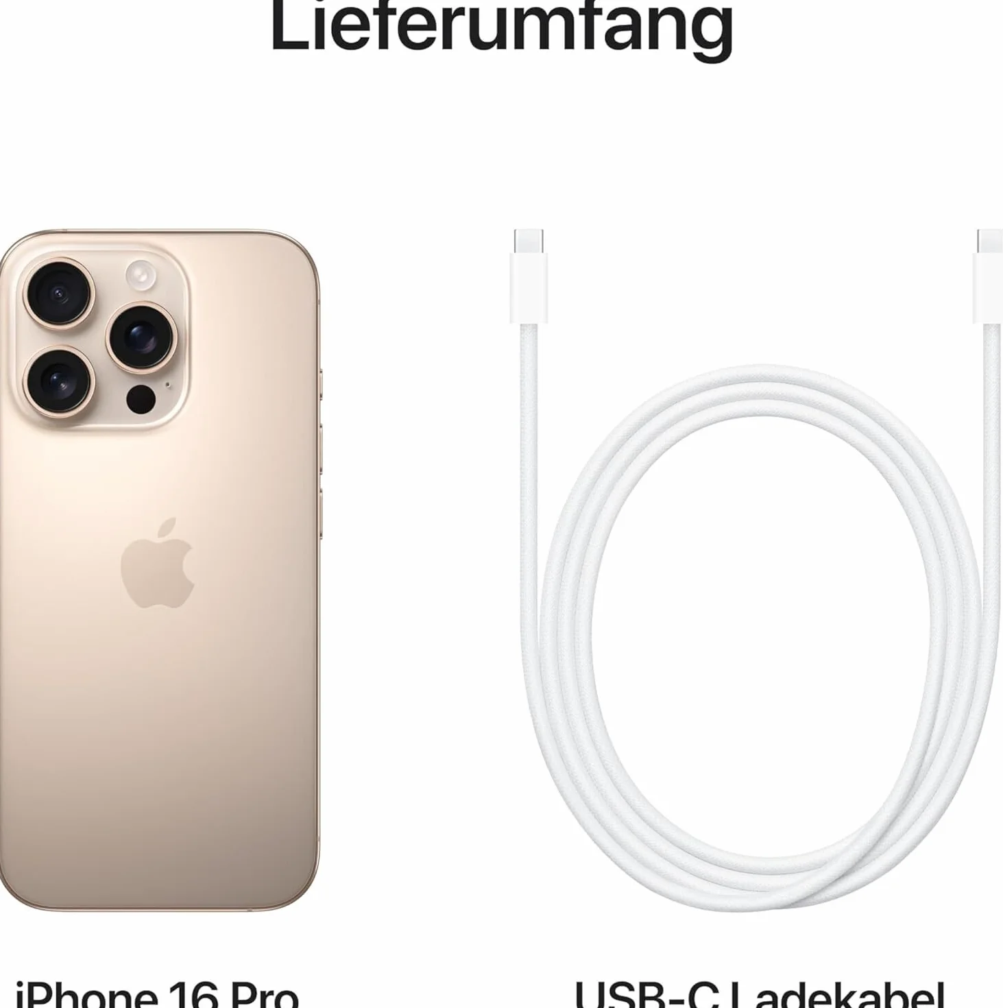 Apple iPhone 16 Pro 128GB Titane sable Reconditionné