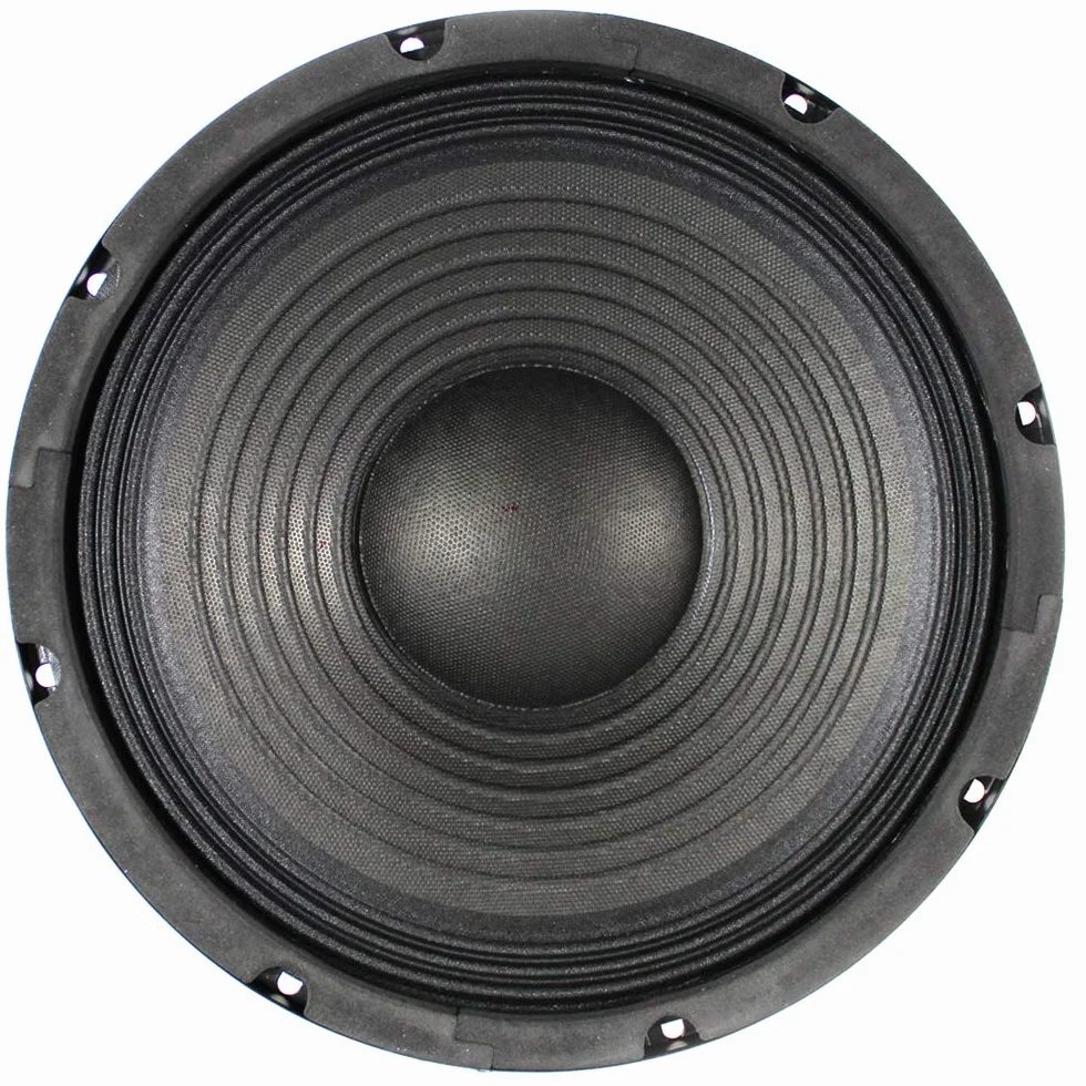 Skytec SP1000 Haut-Parleur 10 Pouces 25cm 250 Watts Max Suspension Dure Bobine Résistante à la Chaleur Aimant Ventilé