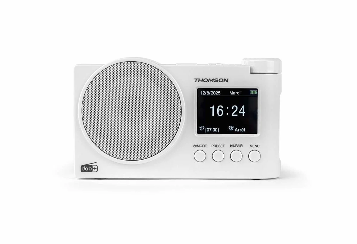 Thomson RT400DABBT Radio Dab+ FM 60 stacji préréglés Rechargeable Secteur Reveil Enceinte Bluetooth