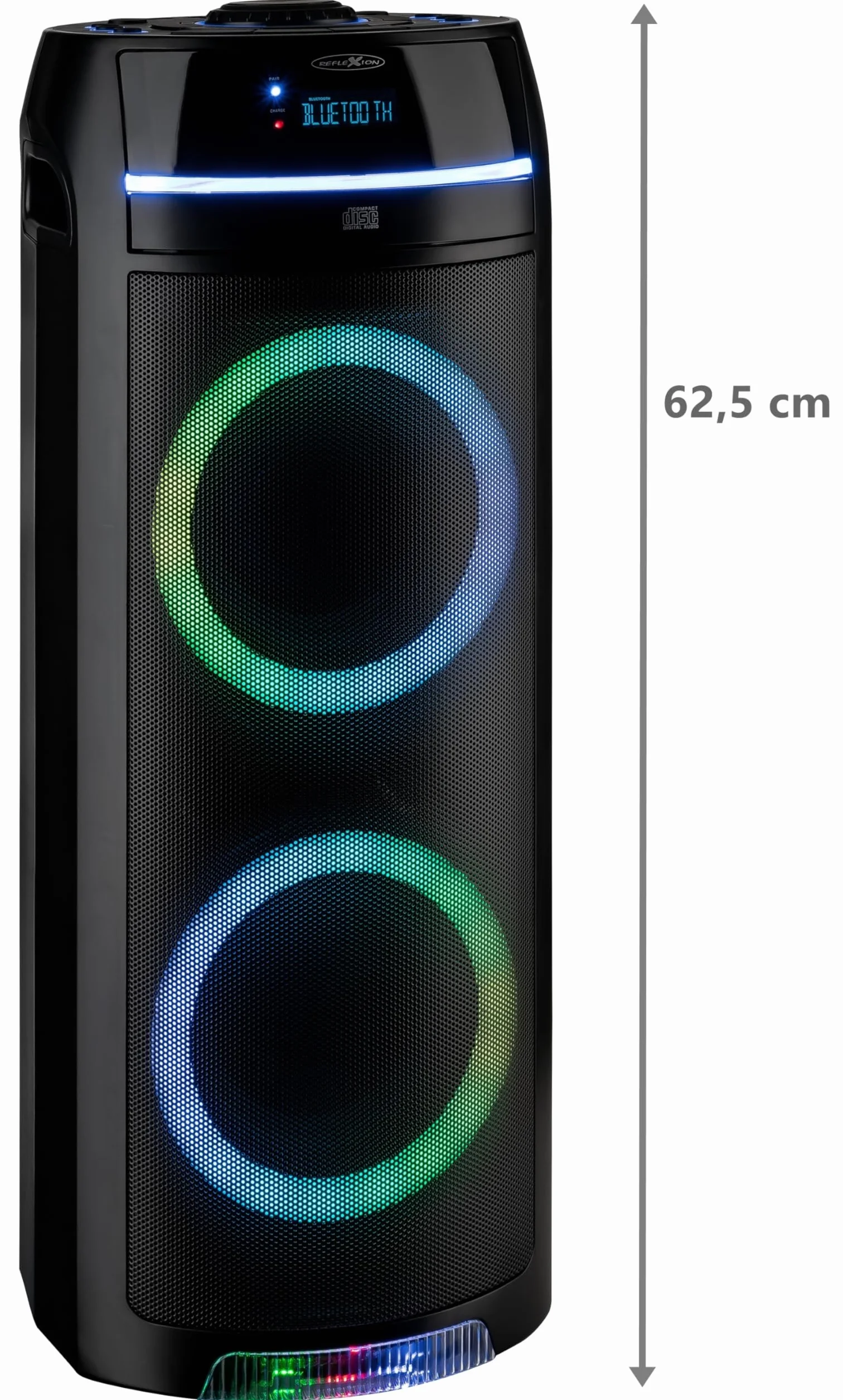 Reflexion PS10BTCD Enceinte Bluetooth USB AUX CD