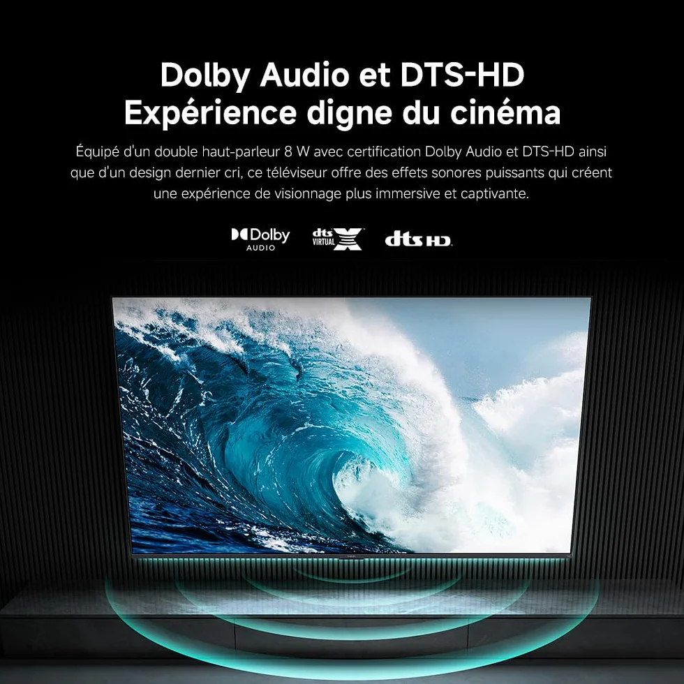 Xiaomi 32 inch Smart HD TV with Alexa, Dolby Audio, DTS Virtual:X, AirPlay