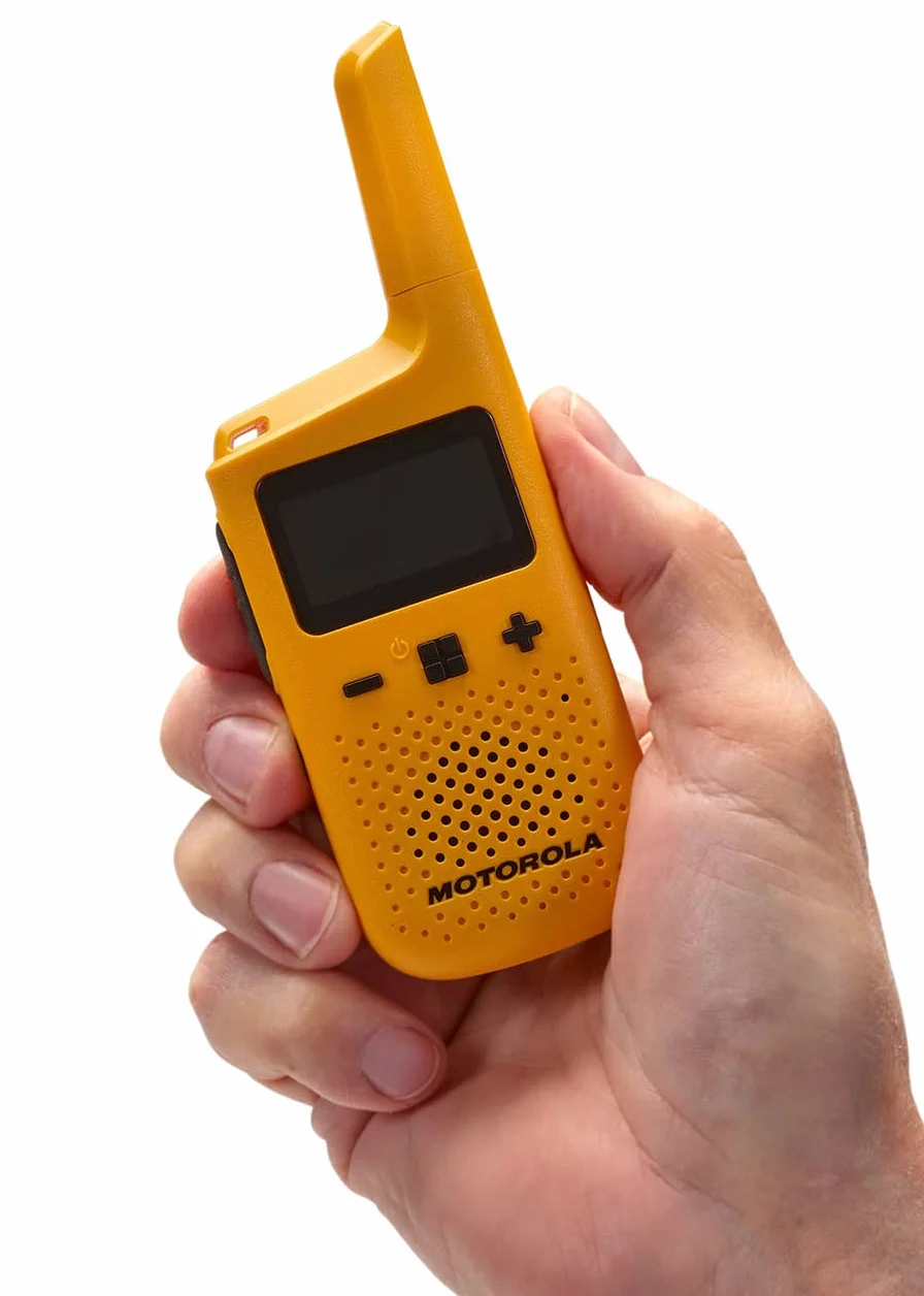 Motorola Solutions TALKABOUT T72 Lot de 2 Talkies Walkies PMR446 IP54 Jaune