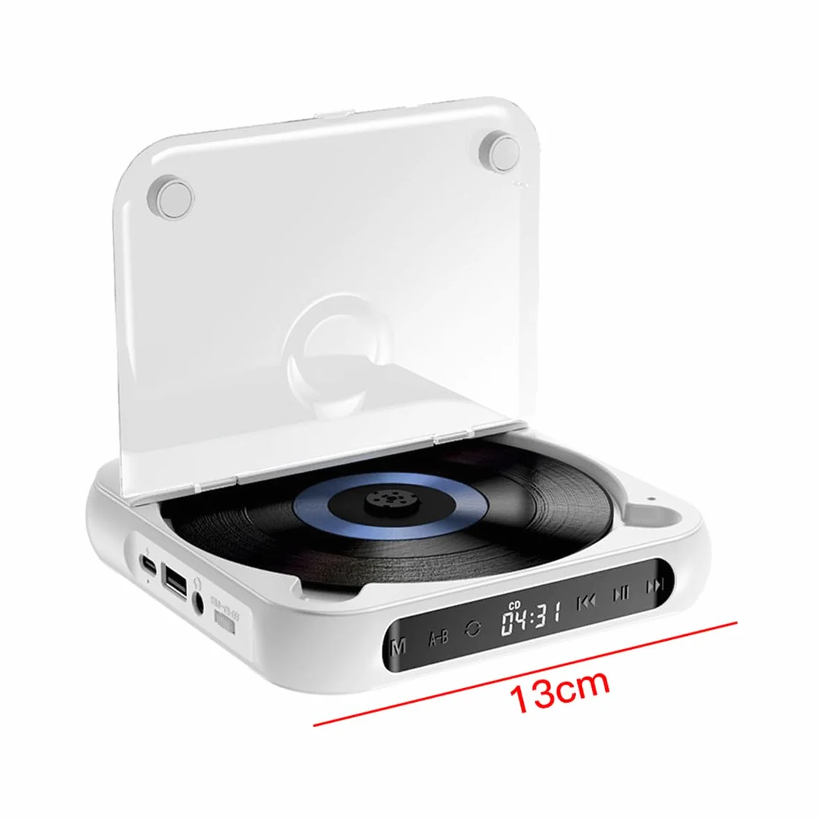 Lecteur CD externe portable USB AUX pour voiture ordinateur Android 4.4+