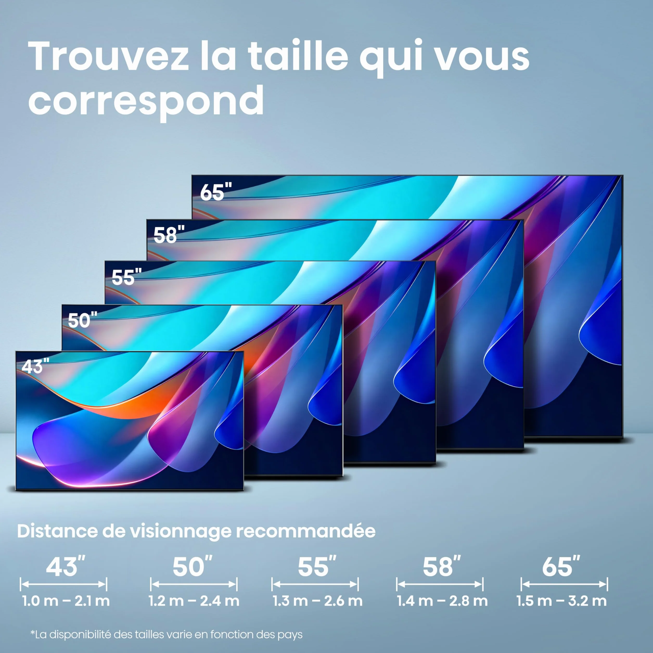 Hisense 55A6S TV 4K UHD 55" (139 cm) Smart HomeOS U9.5 Dolby Vision HDR Noir