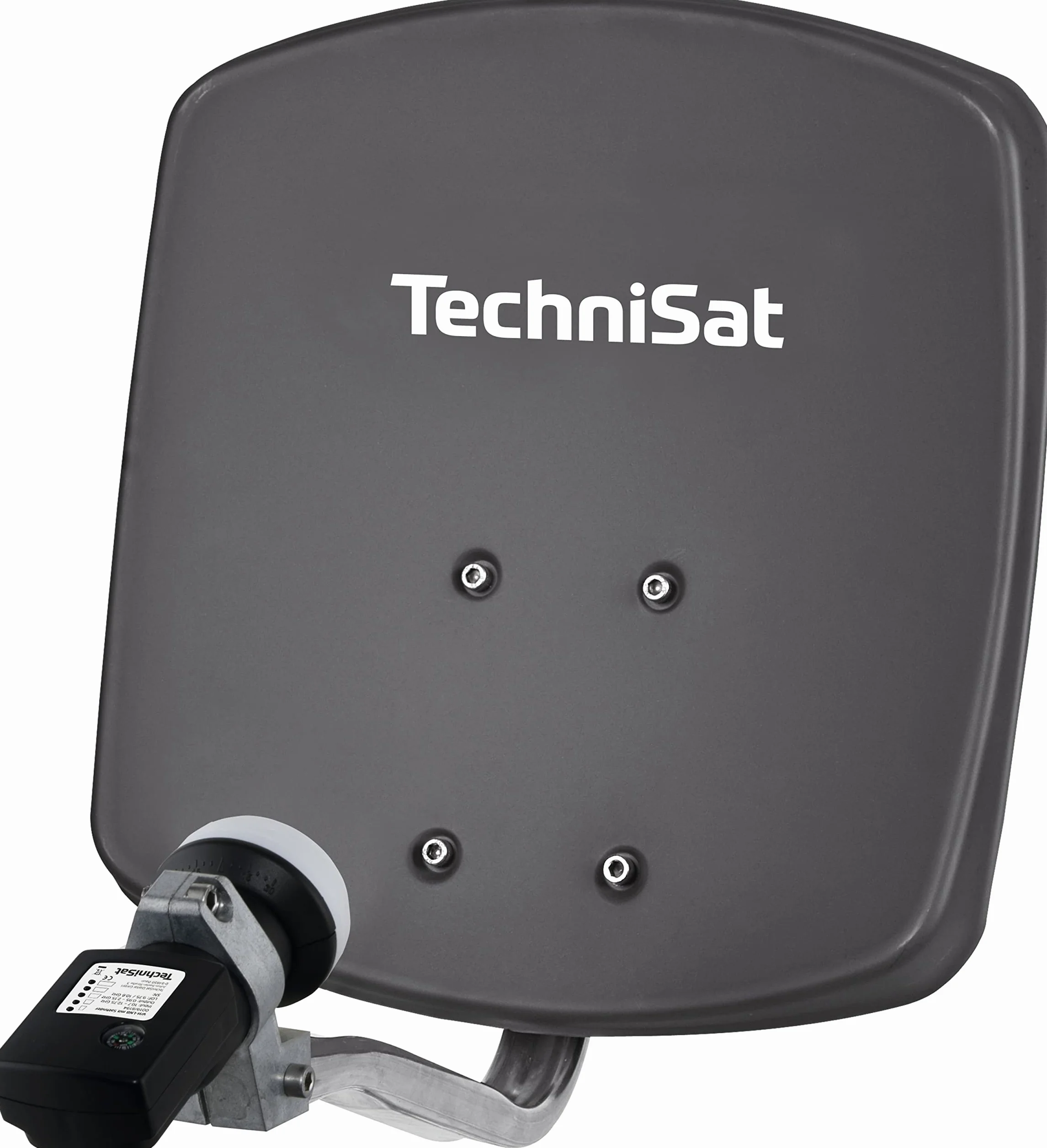 TechniSat DIGIDISH 33 Antenne parabolique 33 cm kit complet avec support mural Satfinder H/V LNB Gris