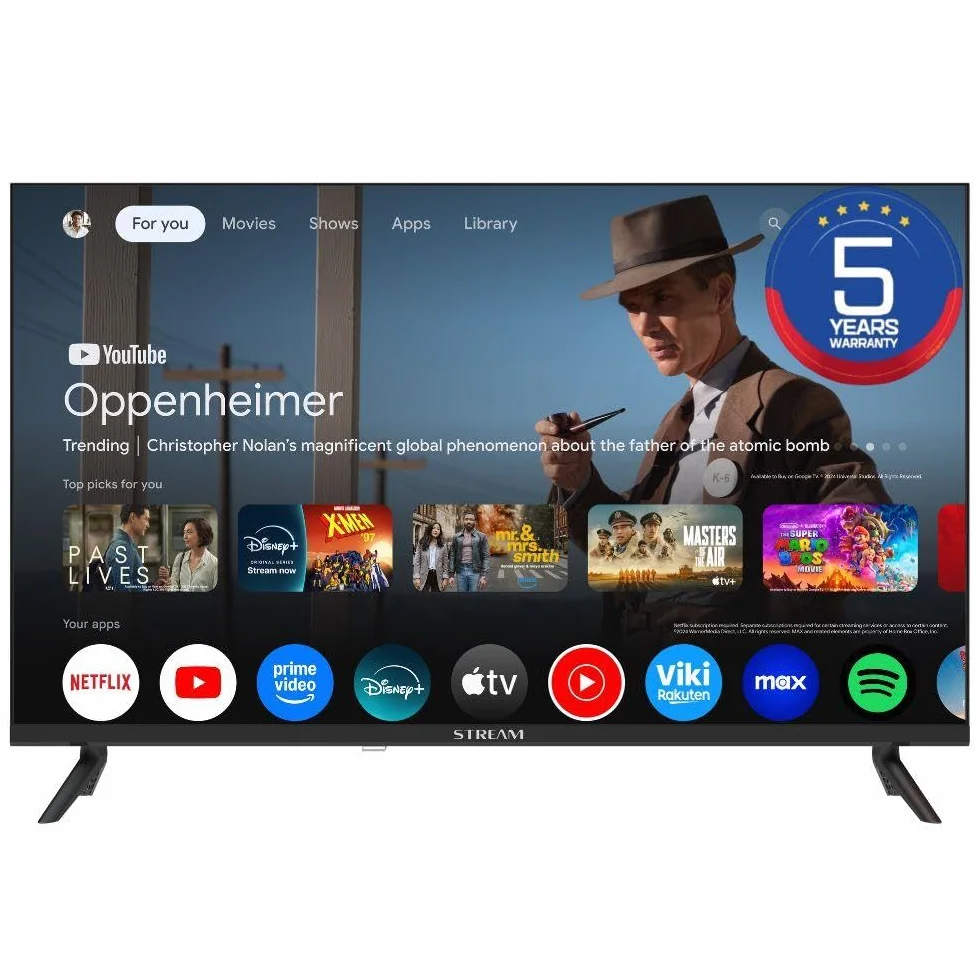 Google TV Smart 43" Full HD HDR10 sans Cadre Assistant Google Chromecast intégré S43EX1GF 2026