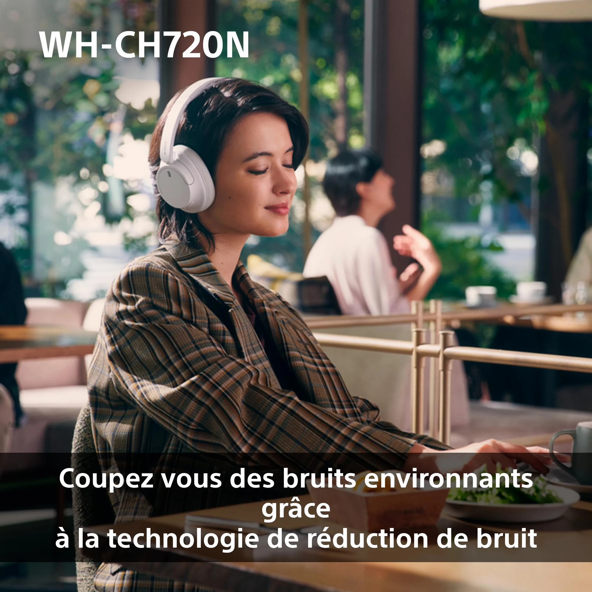 Sony WH-CH720N Casque Bluetooth sans Fil Réduction de Bruit Noir