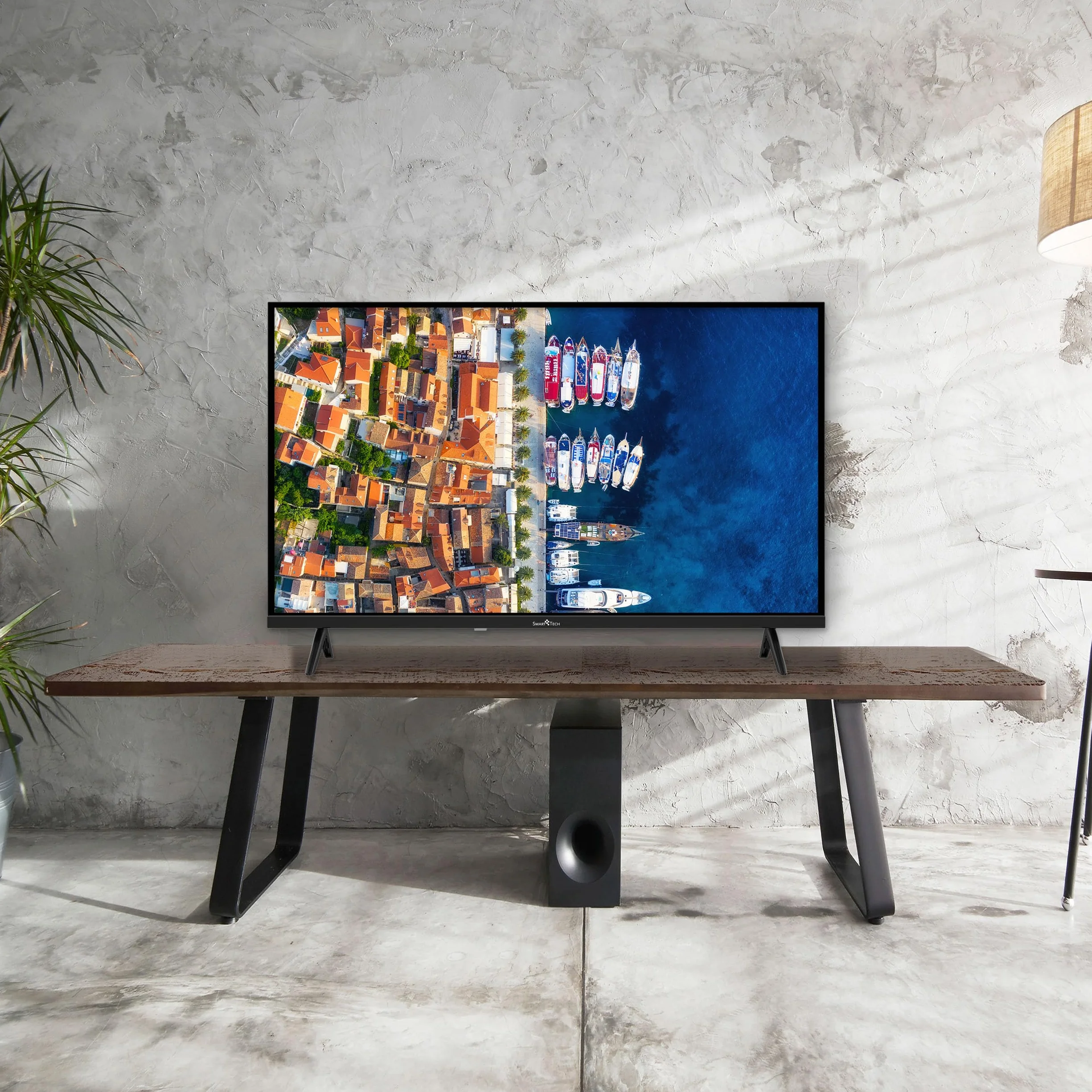 Smart Tech TV LED HD 32" (80 cm) Smart TV Whale OS z Molotov, Netflix, Prime Video, Disney+, 2xHDMI, 2xUSB, Dolby Digital+