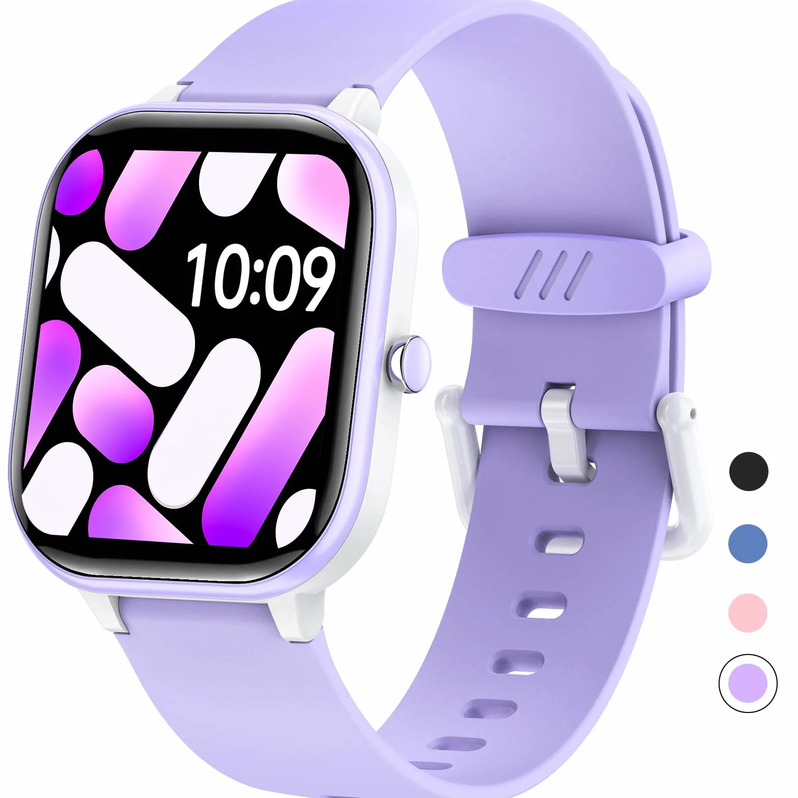 Montre Fitness Enfant IP68 19 Modes Sport Podomètre Moniteur Sommeil Cadeau Filles 6-16 Ans Mauve