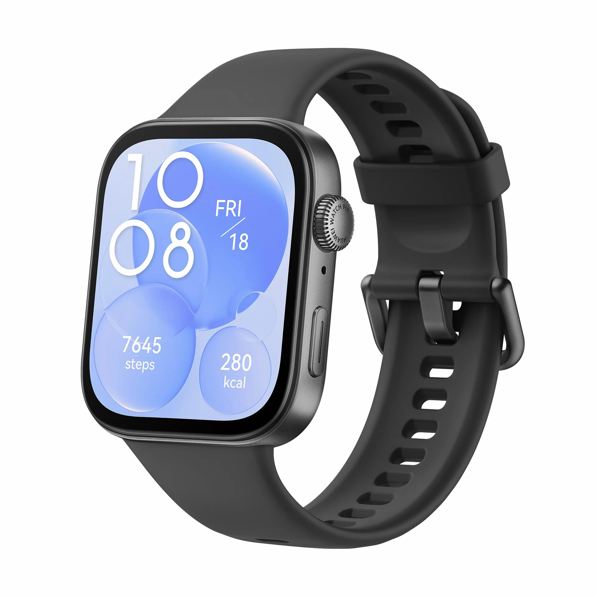 HUAWEI Watch FIT 3, Écran AMOLED 1,82", Design Ultra-Fin, GPS, Noir