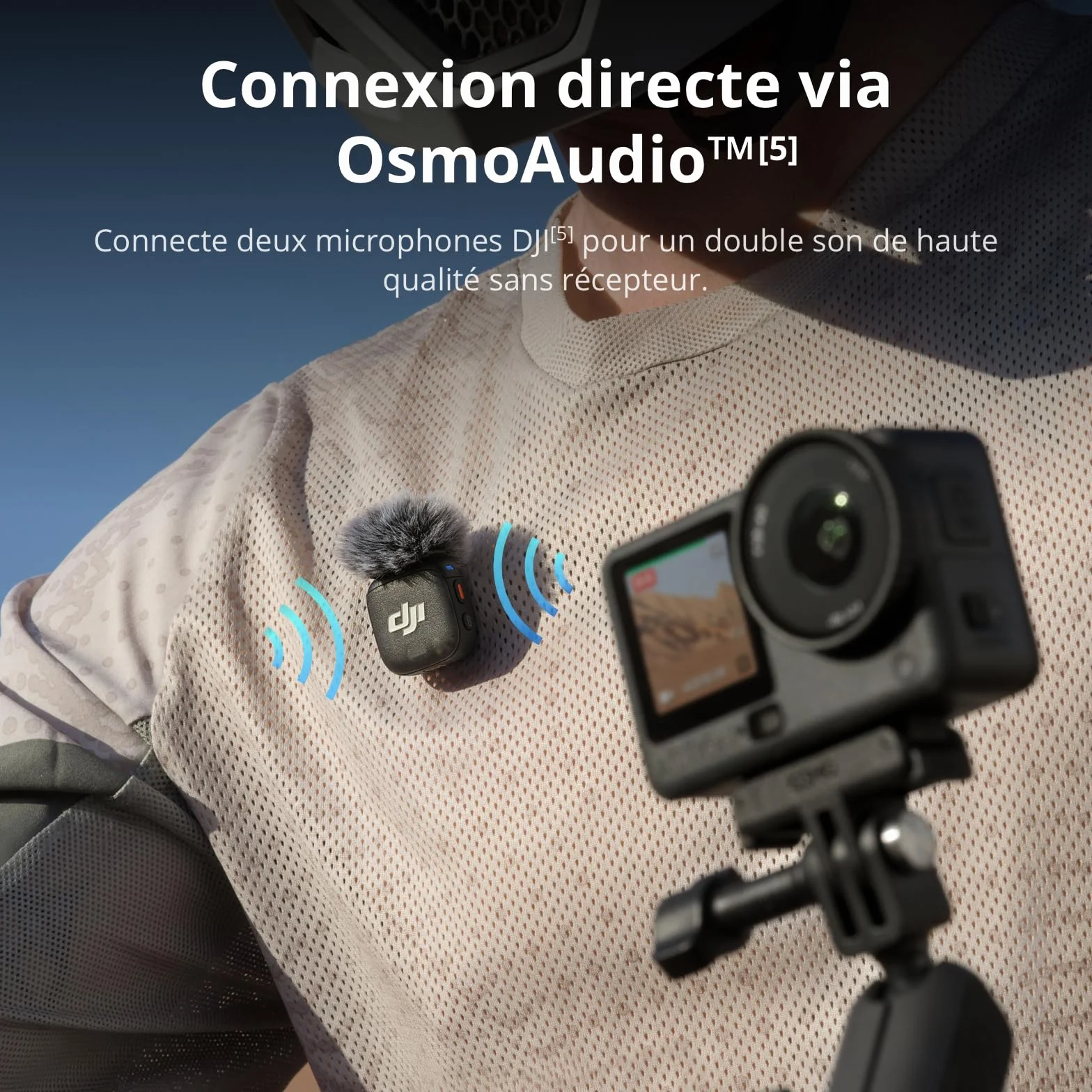 DJI Osmo Action 6 caméra d’action sous-marine 8K stockage 50 Go ouverture variable f/2,0 à f/4,0 deux batteries