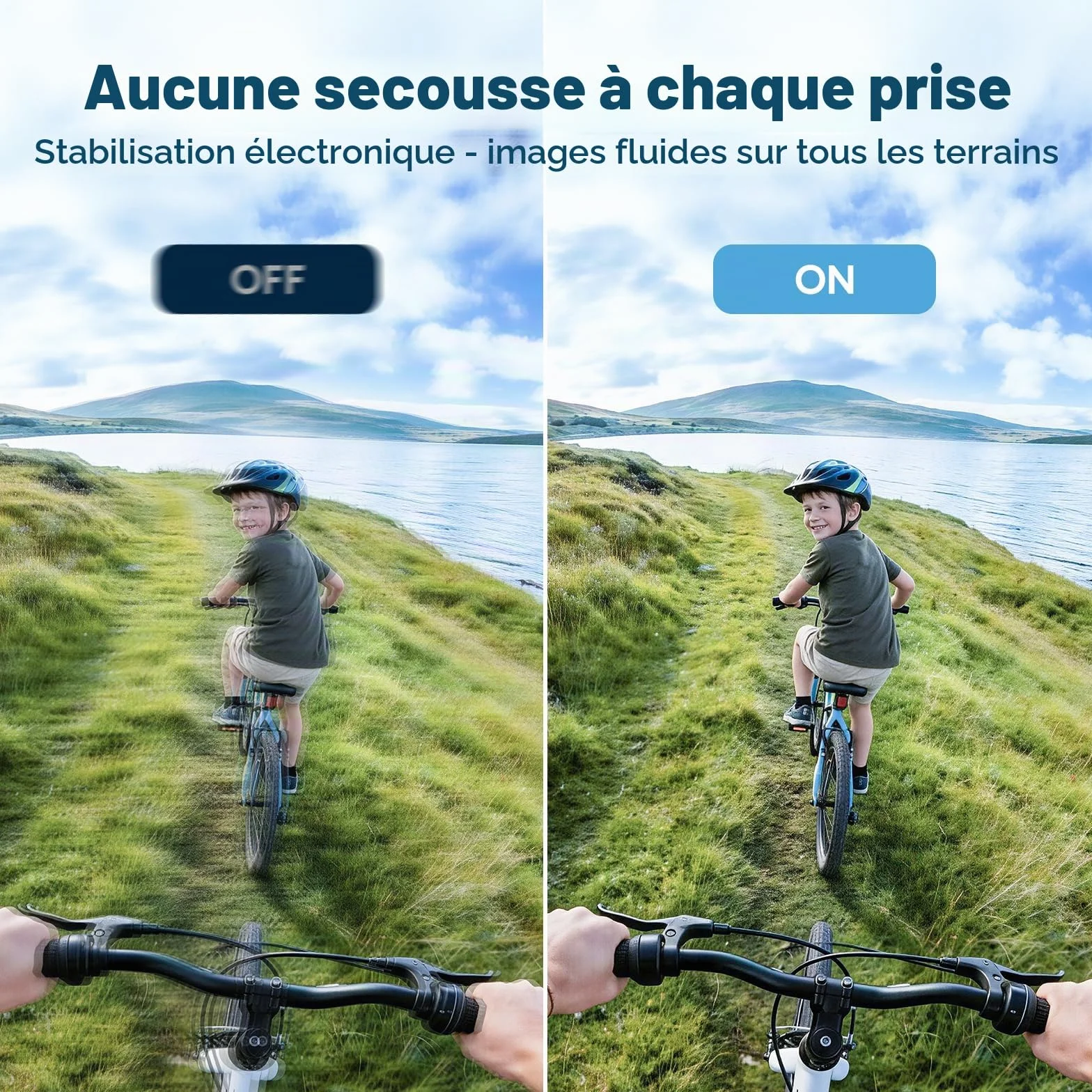 AKASO EK7000 Caméra Sport 4K 30fps 20MP WiFi Étanche 30M Stabilisation Grand Angle 170° Télécommande 2.4G