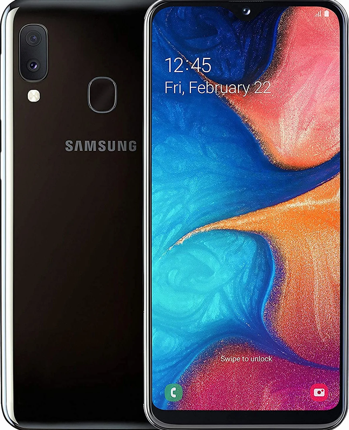 Samsung Galaxy A20e Dual SIM 32 Go Noir Reconditionné