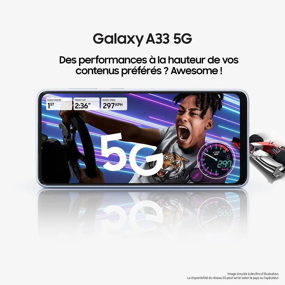 Samsung Galaxy A33 5G 128 Go Noir Reconditionné