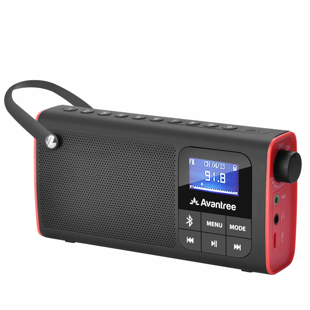 Avantree SP850 Radio FM Lecteur Audio Micro SD Enceinte Bluetooth 3-en-1