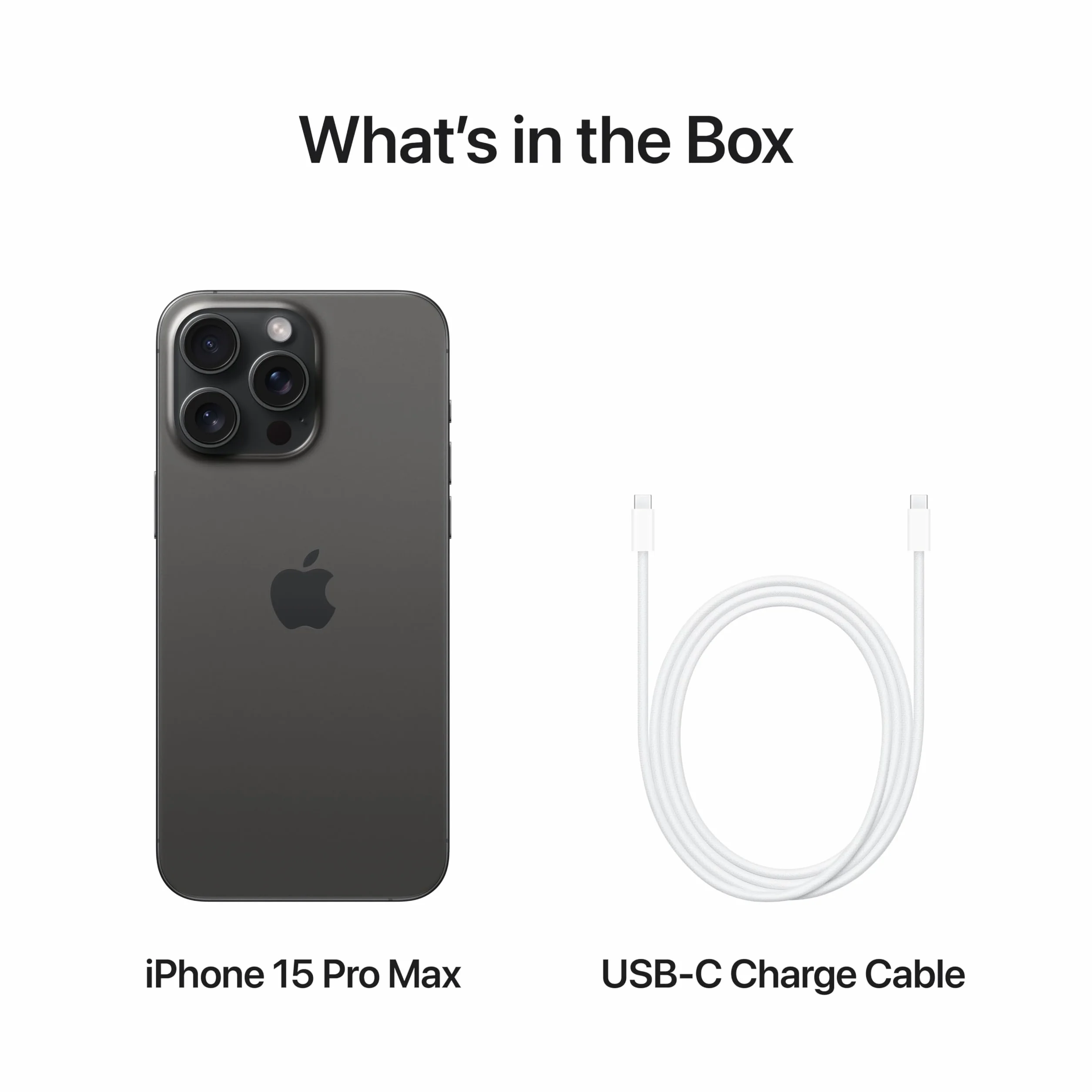 Apple iPhone 15 Pro Max 256Go Titane Noir Reconditionné