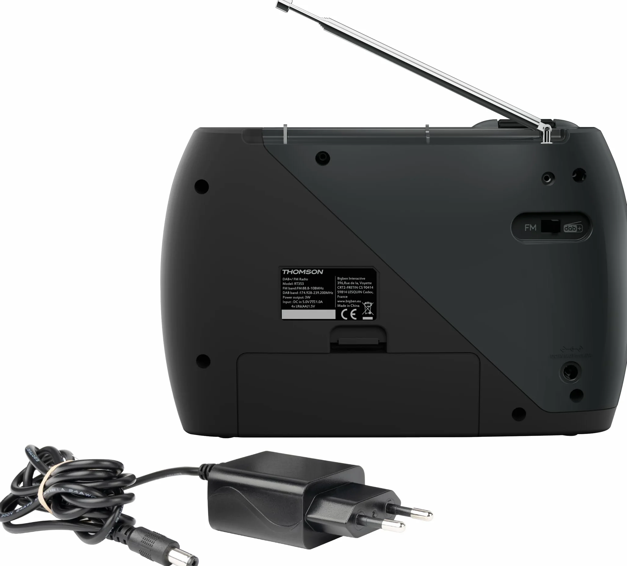 Radio Portable DAB et FM RT350DAB Thomson