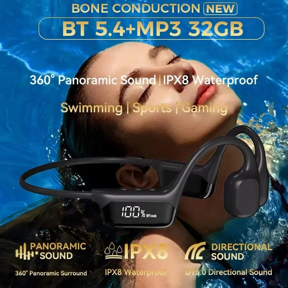 SWZEC Cranovib V2 Écouteur Natation