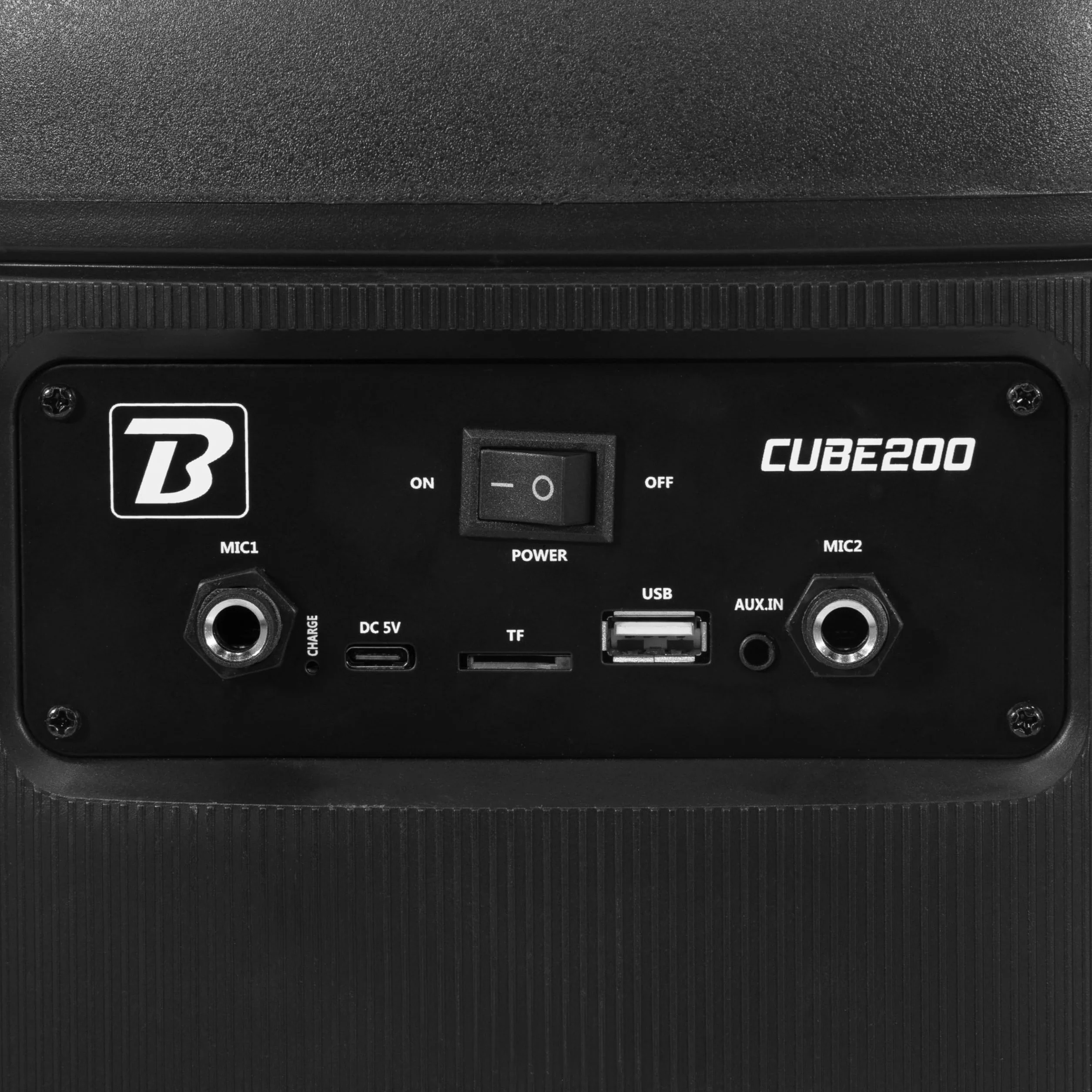 BoomTone DJ Cube 200 Enceinte karaoké Portable 200W Bluetooth 5.0 LED USB/SD Batterie Lithium USB-C