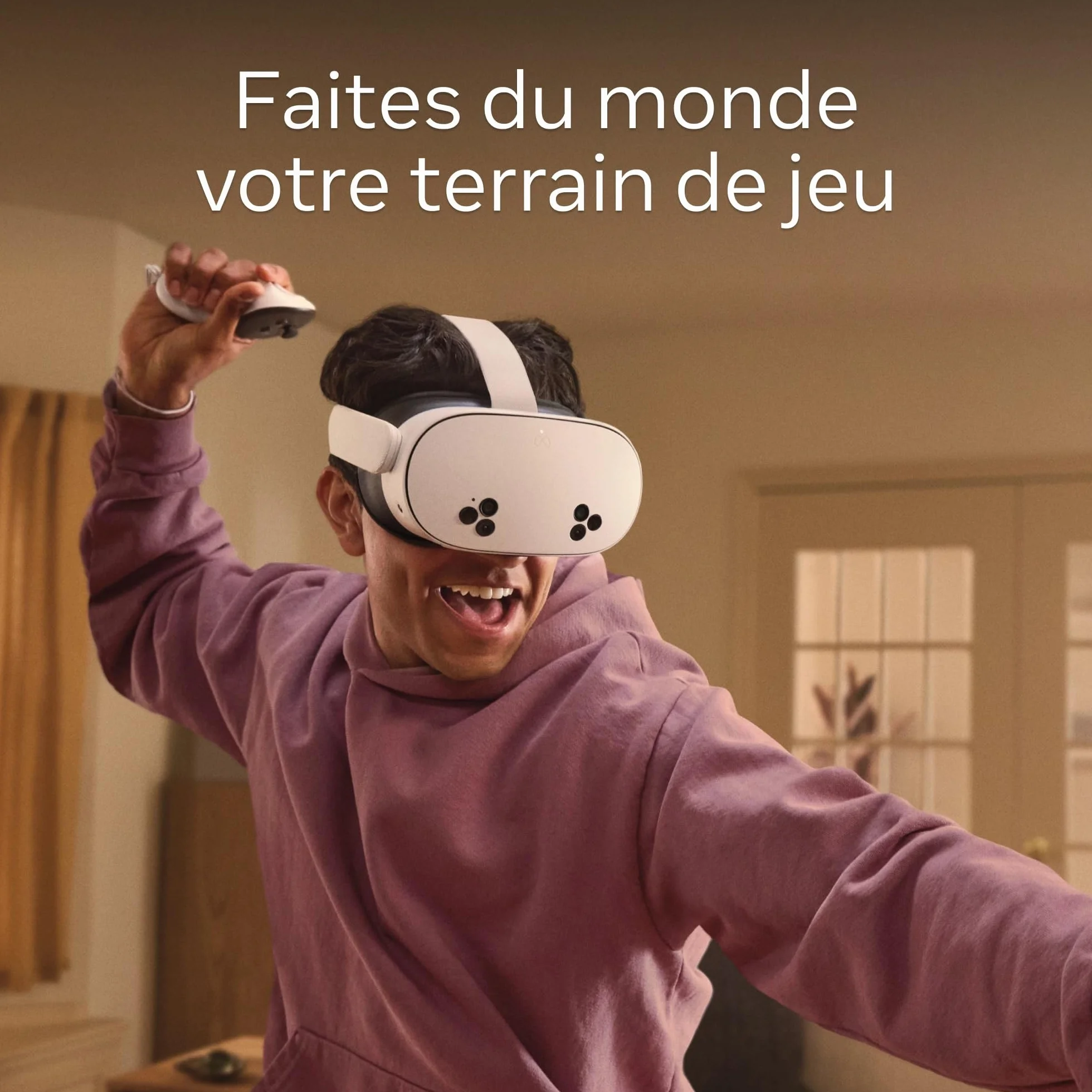 Meta Quest 3S 128 Go Reconditionné Casque Réalité Mixte Tout-en-Un