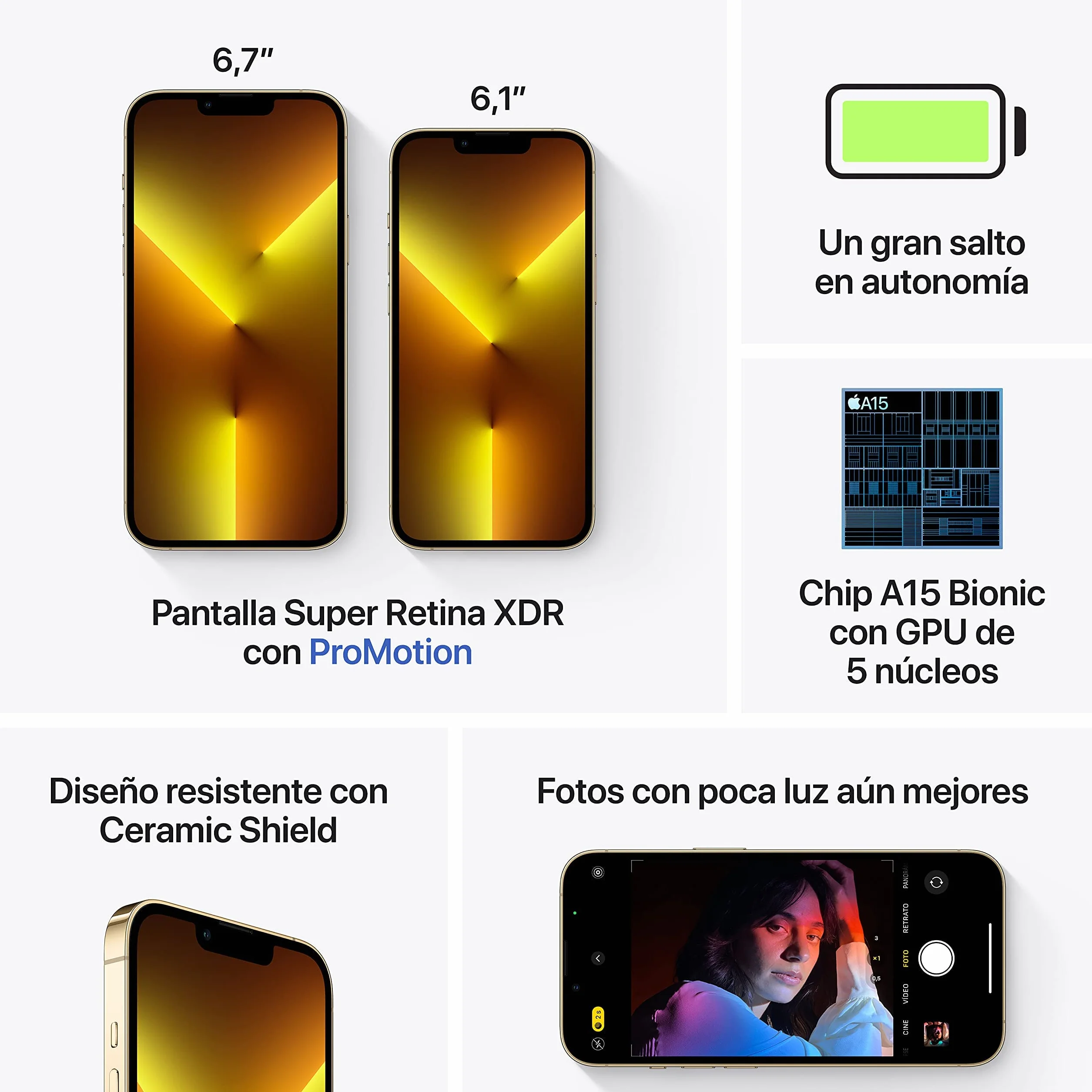 Apple iPhone 13 Pro Max 128GB Reconditionné