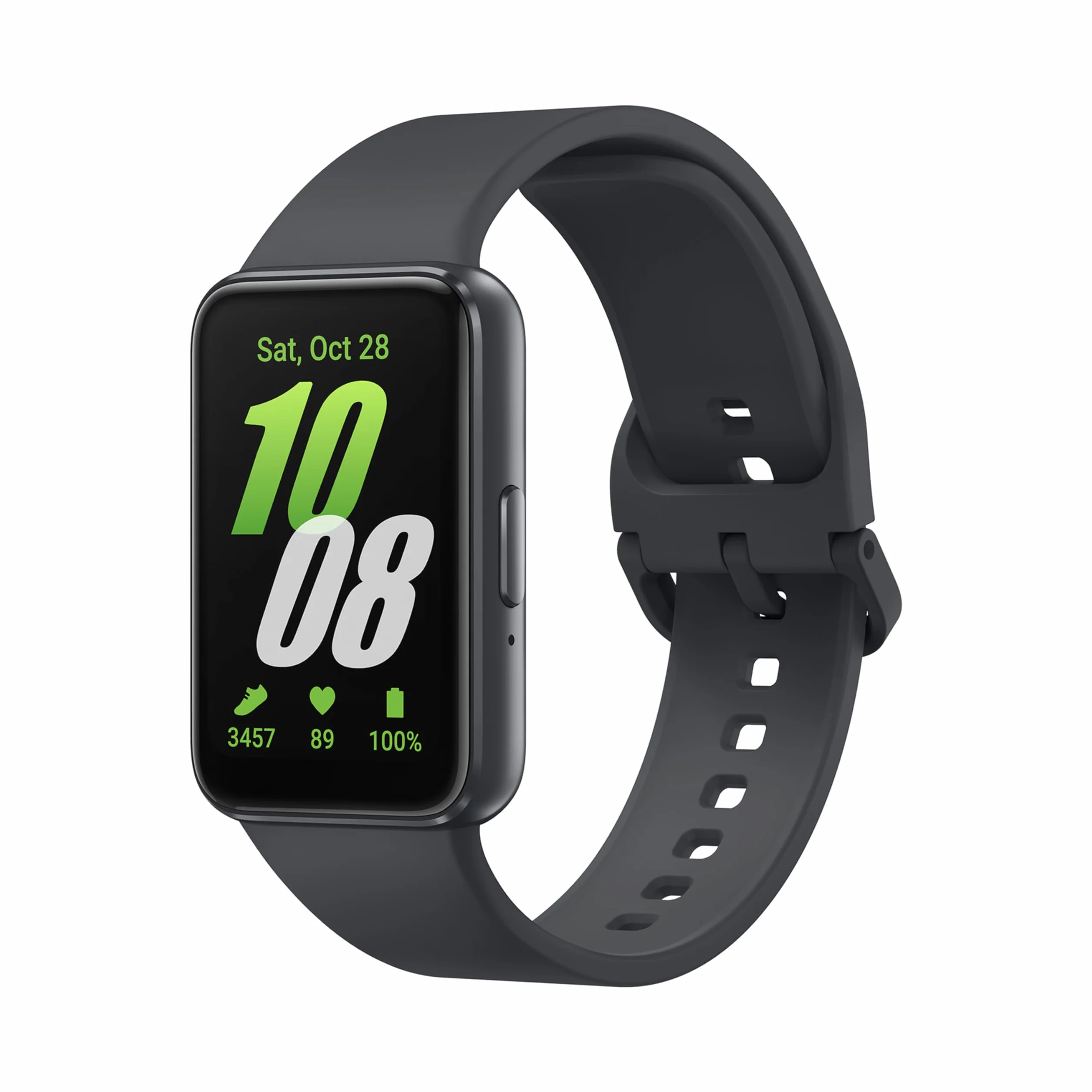 Samsung Galaxy Fit3 Montre connectée AMOLED 40 mm aluminium suivi activité santé batterie 13 jours charge rapide 5 ATM gris
