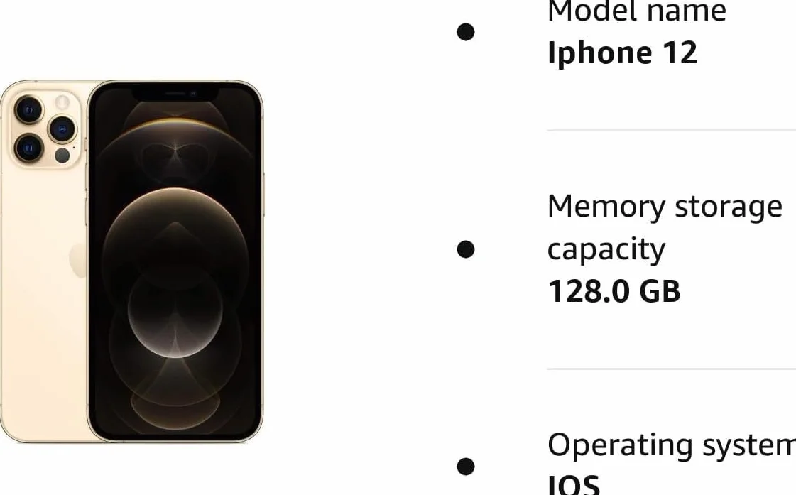 Apple iPhone 12 Pro 128GB Reconditionné