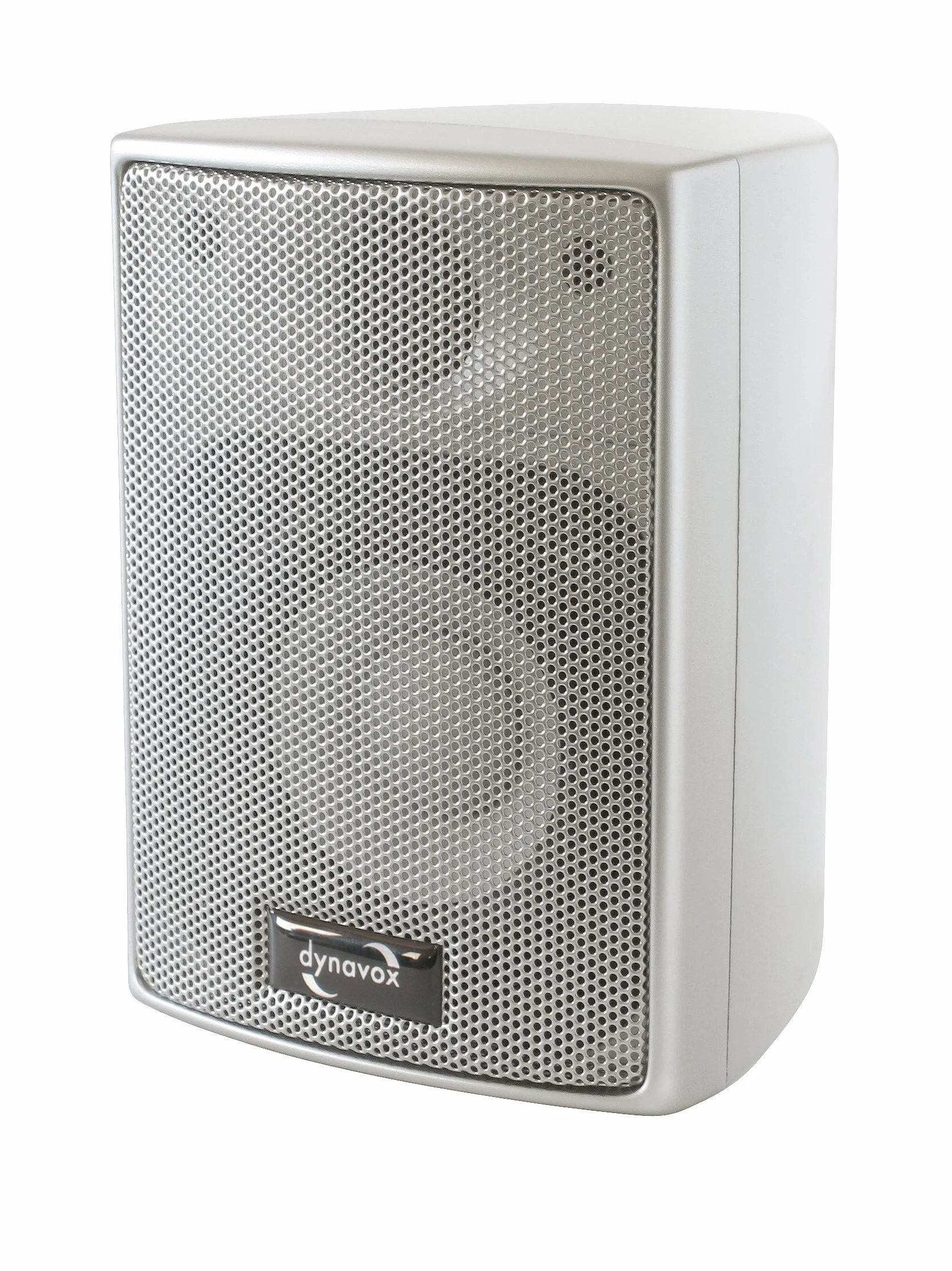 Dynavox AS-301 Enceintes Satellites, Paire compacte pour Home Cinéma, Fixation Murale, Argenté