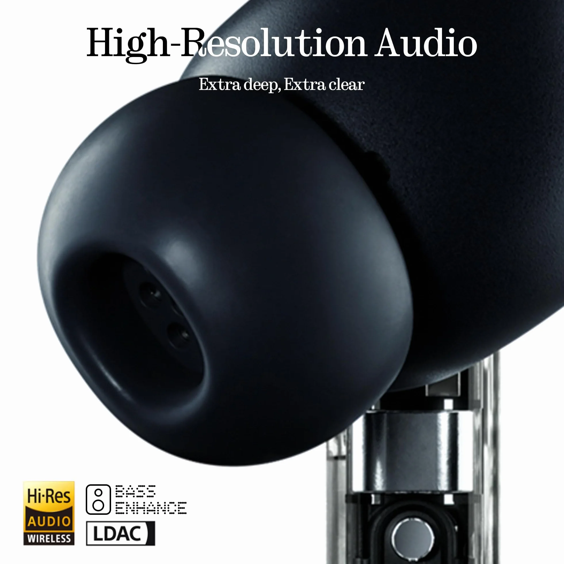 Nothing Ear (a) kabellose Kopfhörer Bluetooth ANC Schwarz
