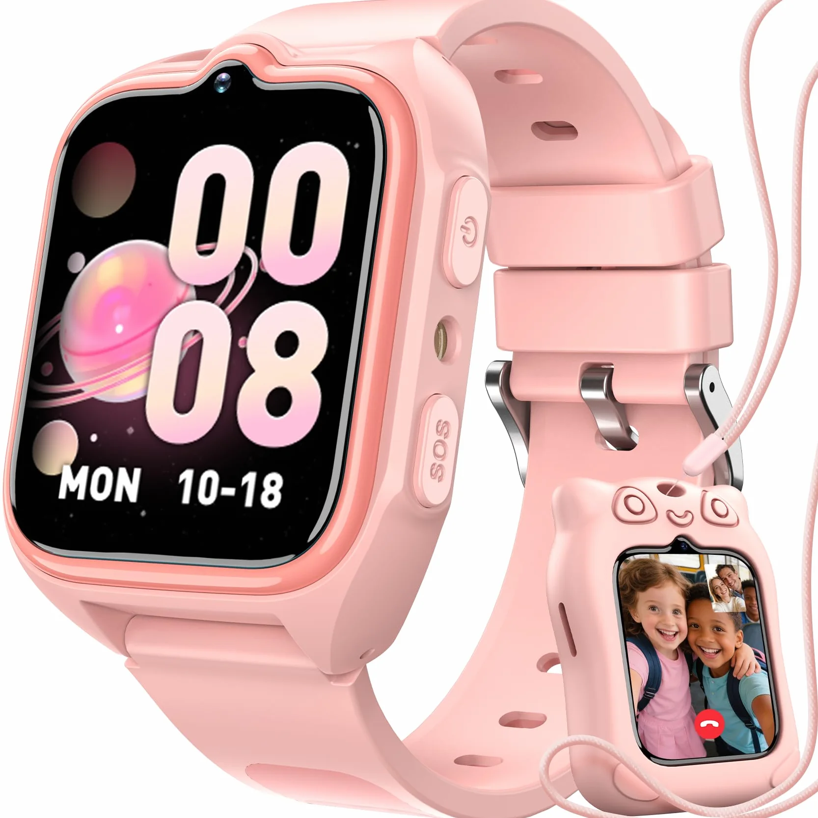 Blackview Montre Connectée Enfant GPS LBS WiFi Appel Vidéo 4G HD SOS