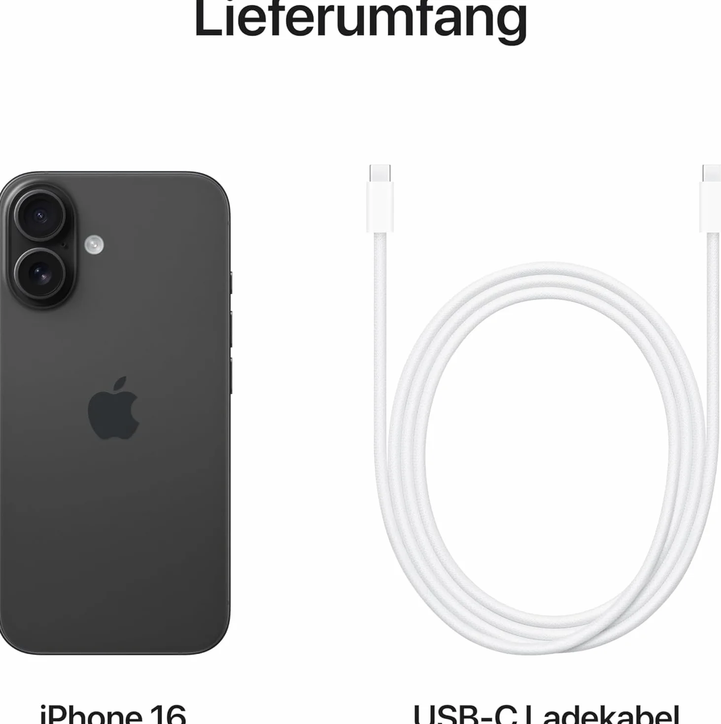 Apple iPhone 16 128GB Noir Reconditionné