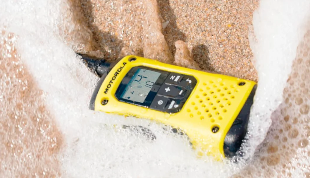 MOTOROLA Solutions Talkie Walkies TALKABOUT T92 PMR446 Noir/Jaune IP67