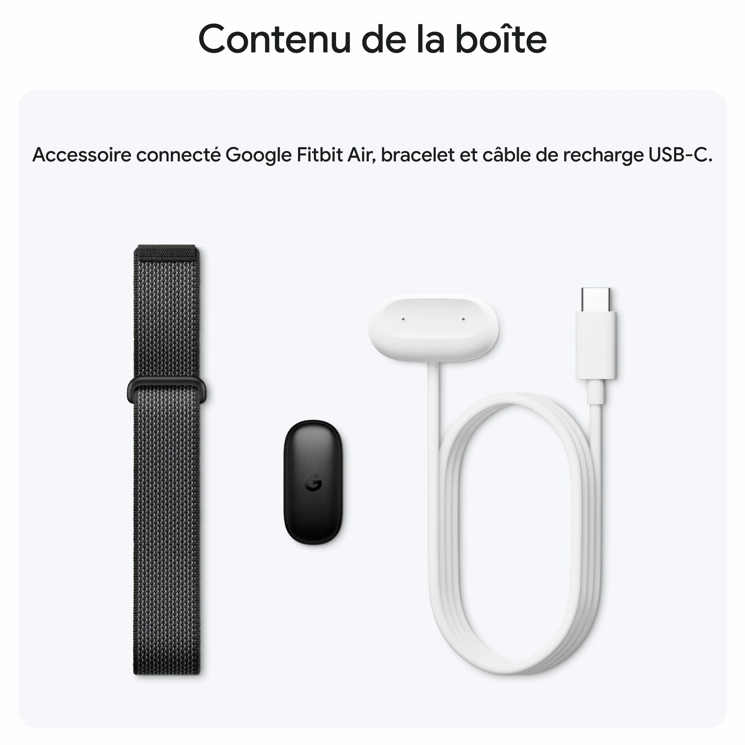 Google Fitbit Air Moniteur d'activité Physique sans écran Suivi Sport Fréquence Cardiaque Sommeil Coaching IA Rouge Framboise