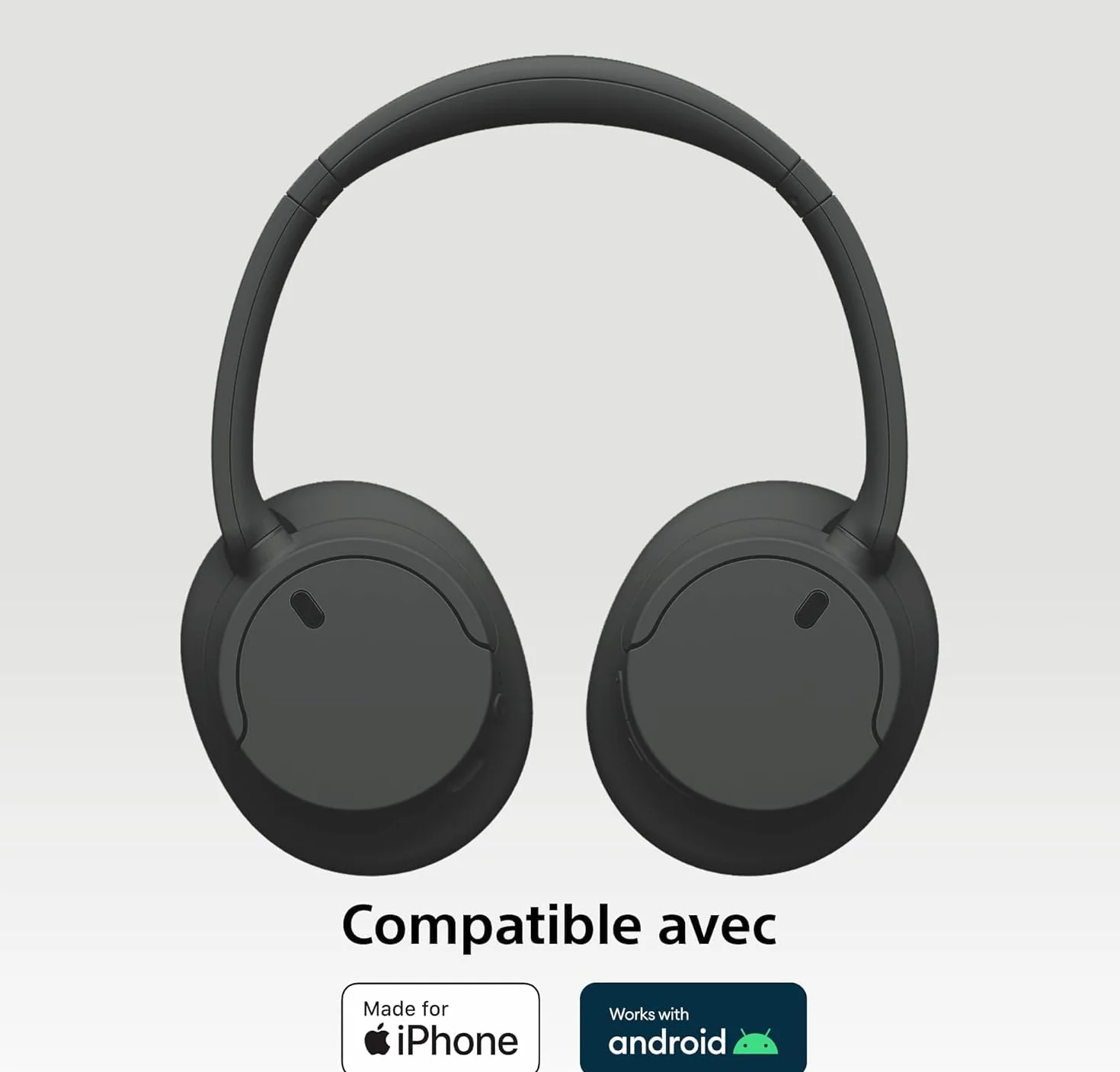 Sony WH-CH720N Casque Bluetooth sans Fil Réduction de Bruit Noir