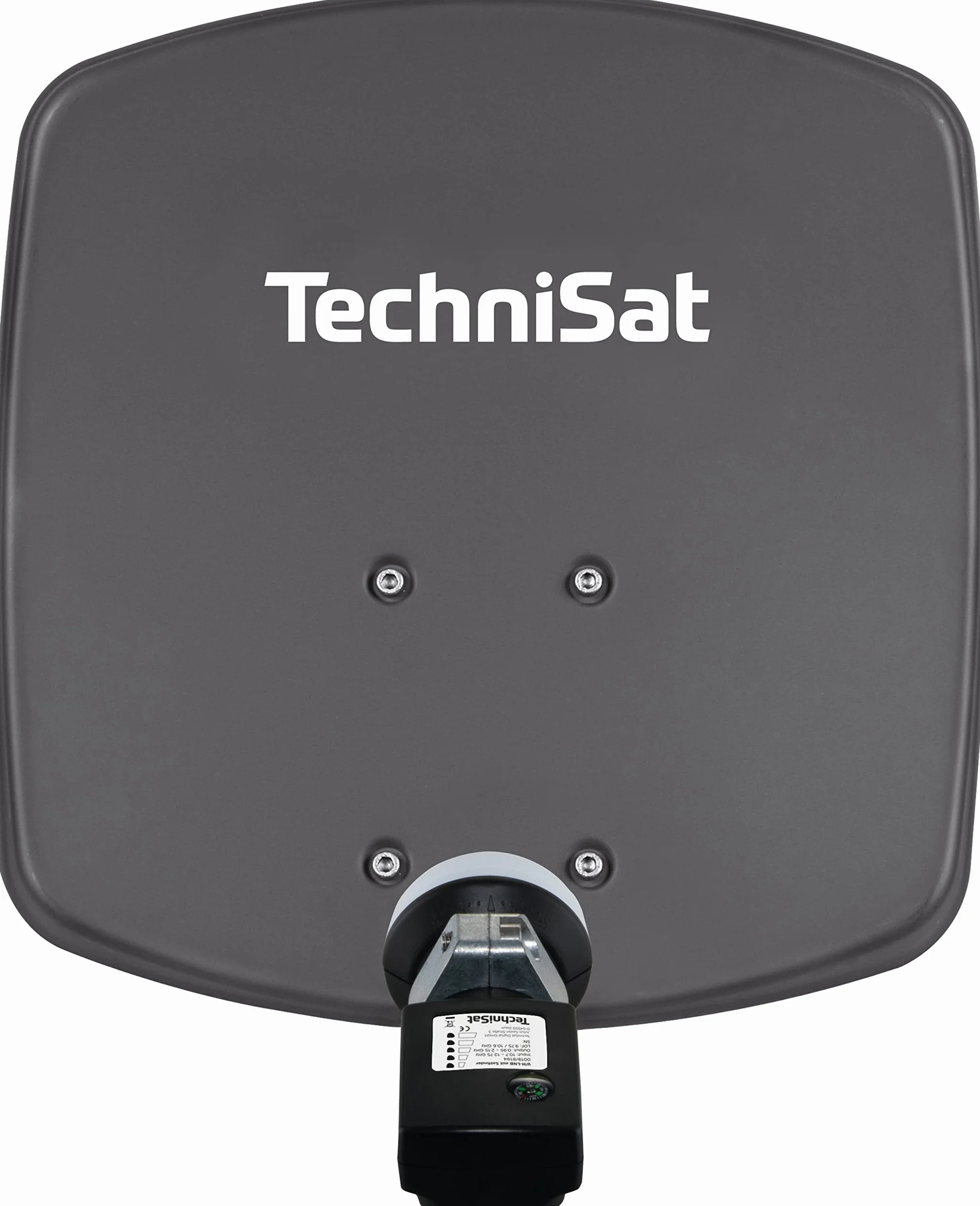 TechniSat DIGIDISH 33 Antenne parabolique 33 cm kit complet avec support mural Satfinder H/V LNB Gris