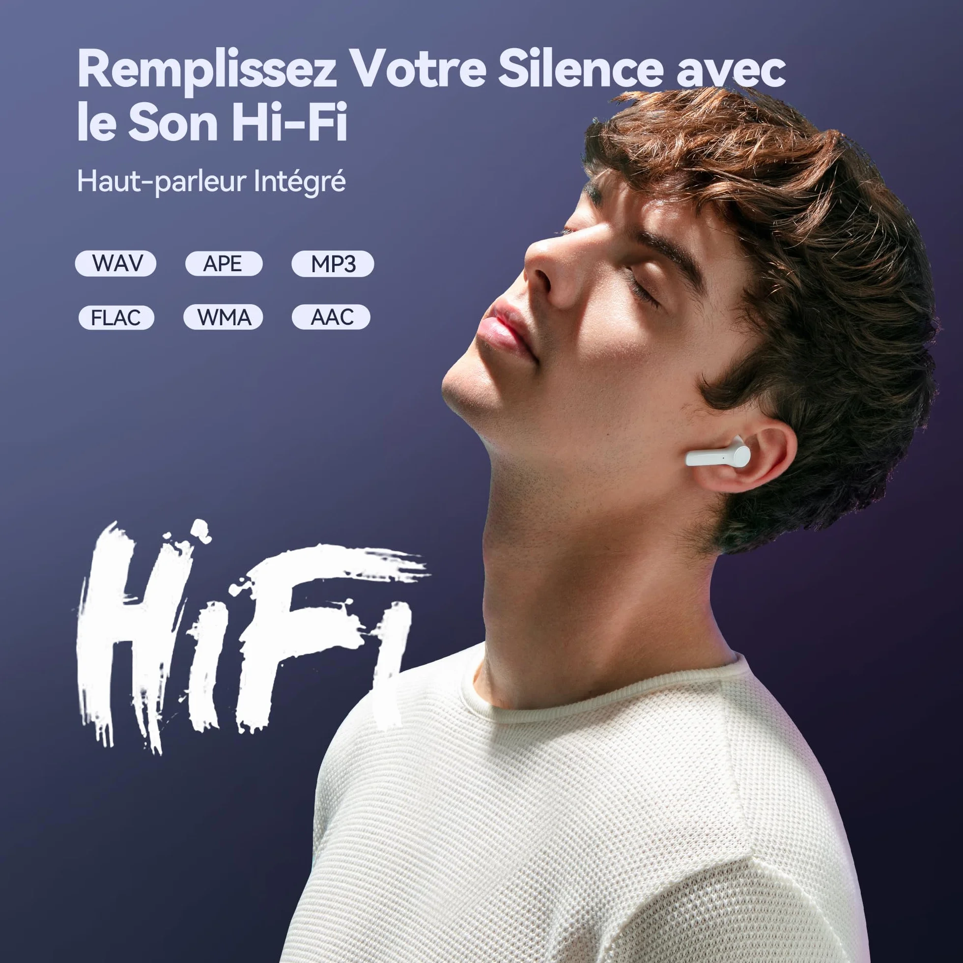 AGPTEK MP3 Bluetooth 64Go 2.4" Écran Métal Lecteur MP4 Baladeur Sport Radio FM Enregistreur Noir